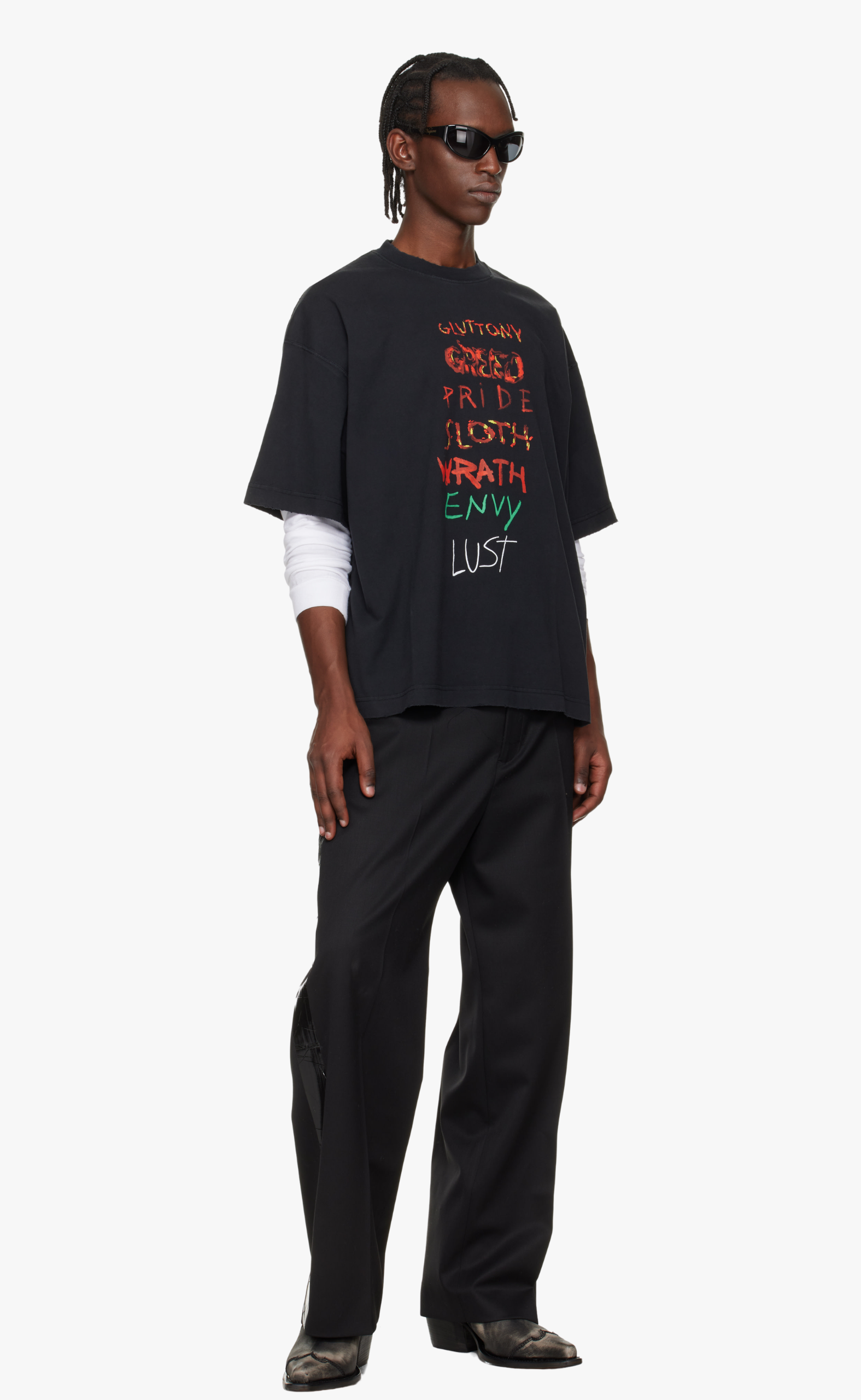 7 SINS BLACK T-SHIRT