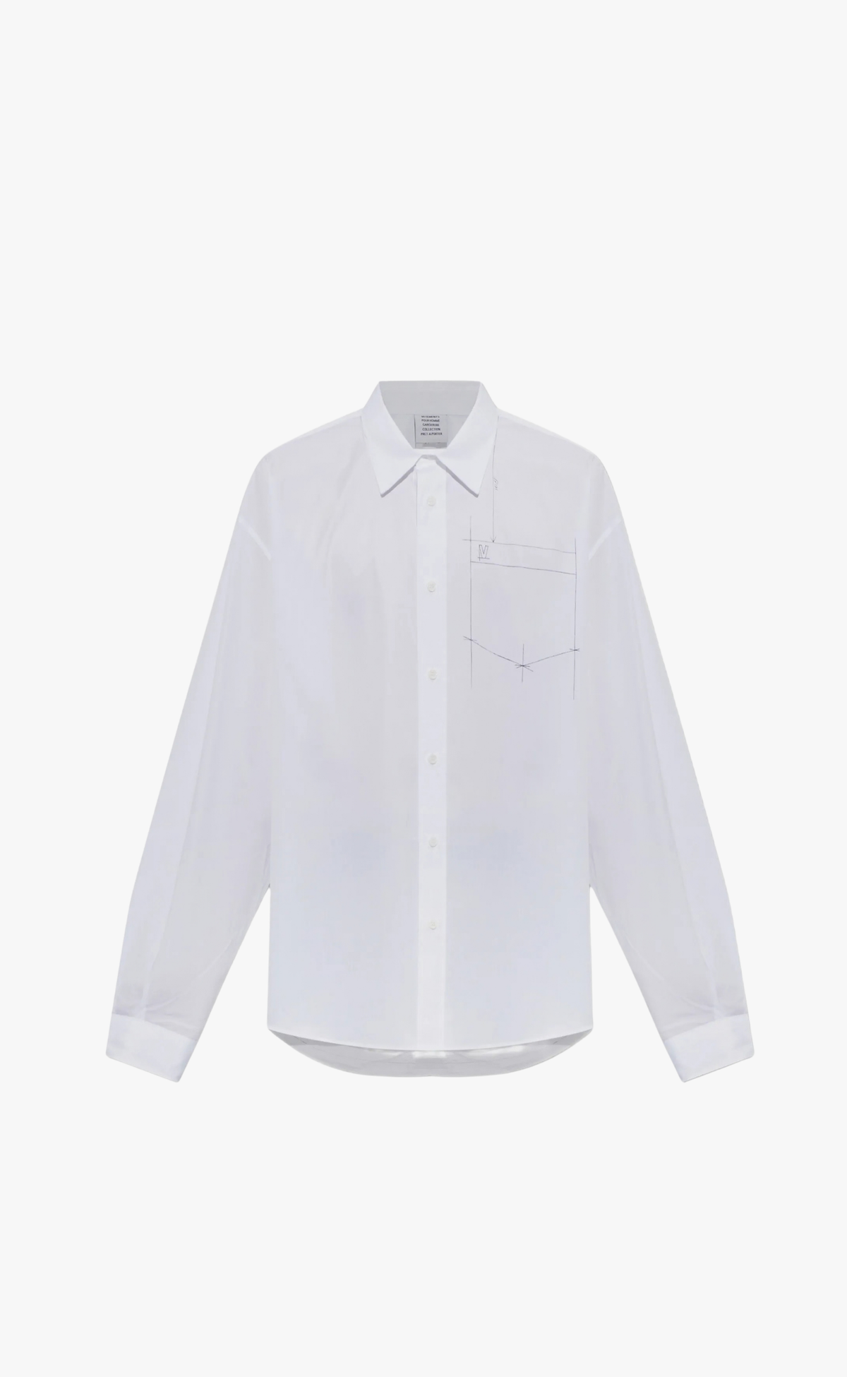 WORK-IN-PROGRESS CLASSIC WHITE SHIRT
