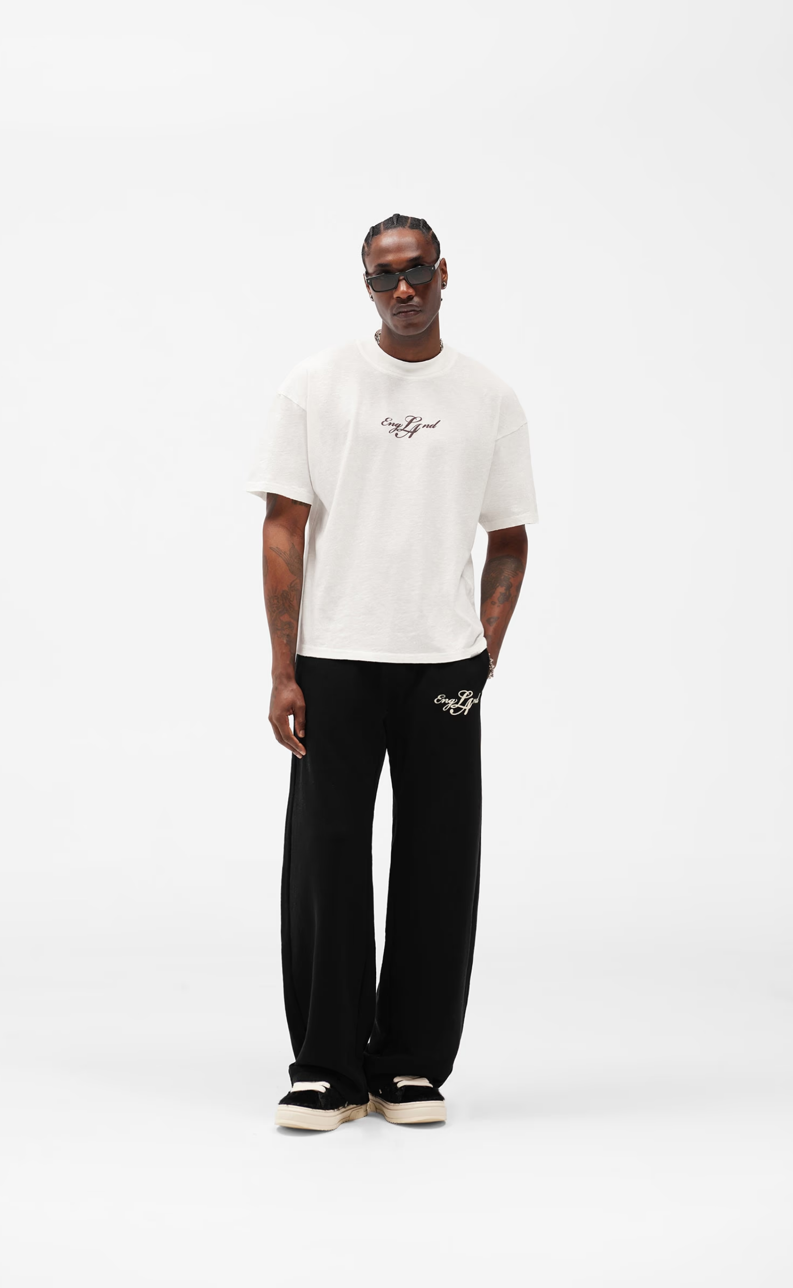 ENGLAND JET BLACK SWEATPANTS