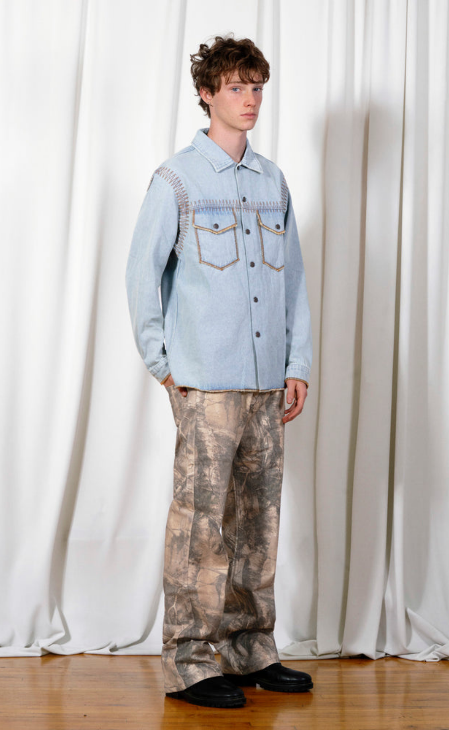 HENDRIX FLARE BROWN JEANS