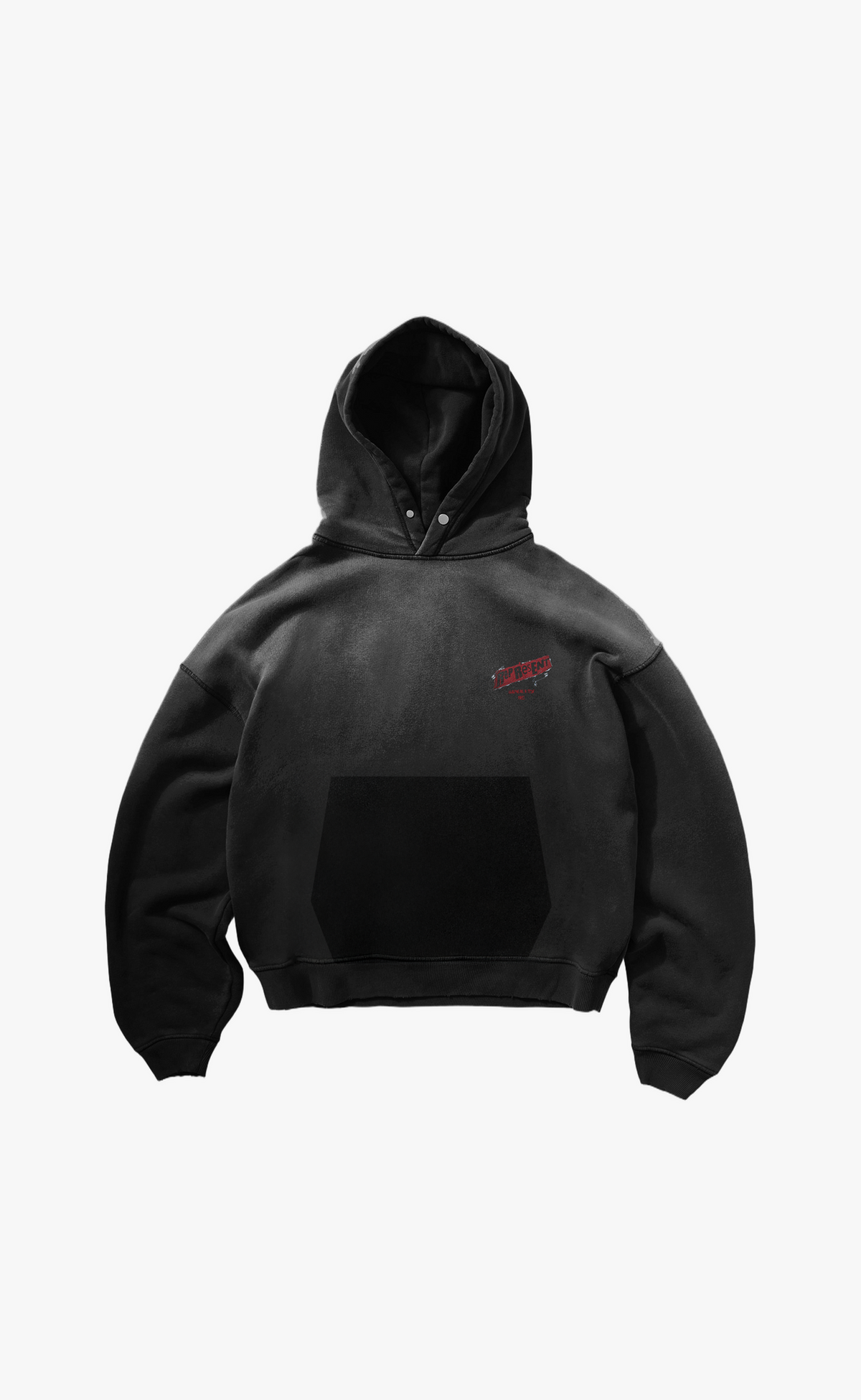 RANSOM VINTAGE BLACK HOODIE
