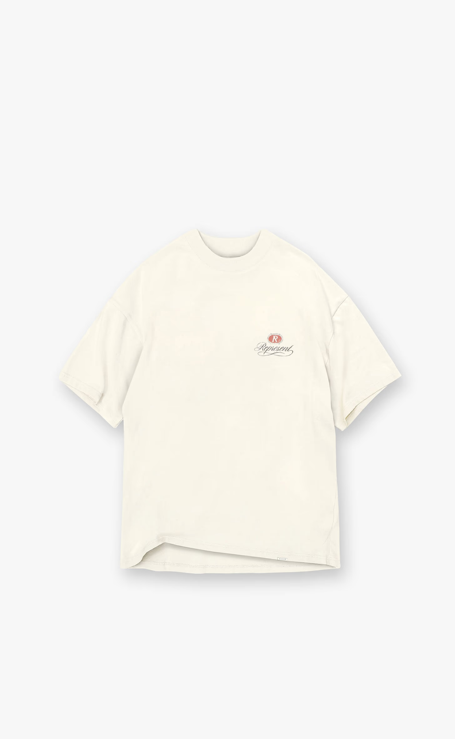 GRAND VINTAGE HAND DRAWN AGED WHITE T-SHIRT