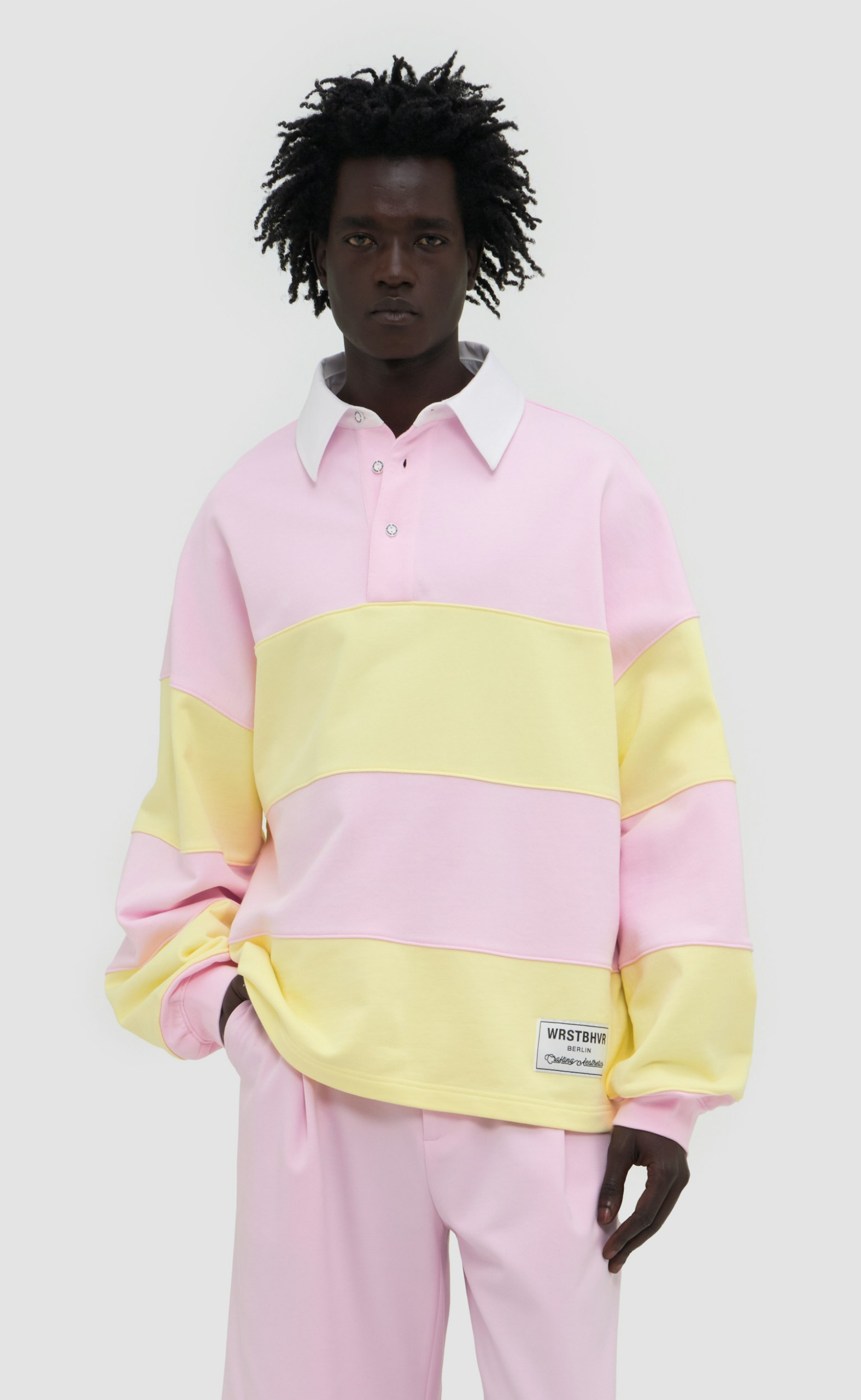 GERI POLO PINK TULLE SWEATER