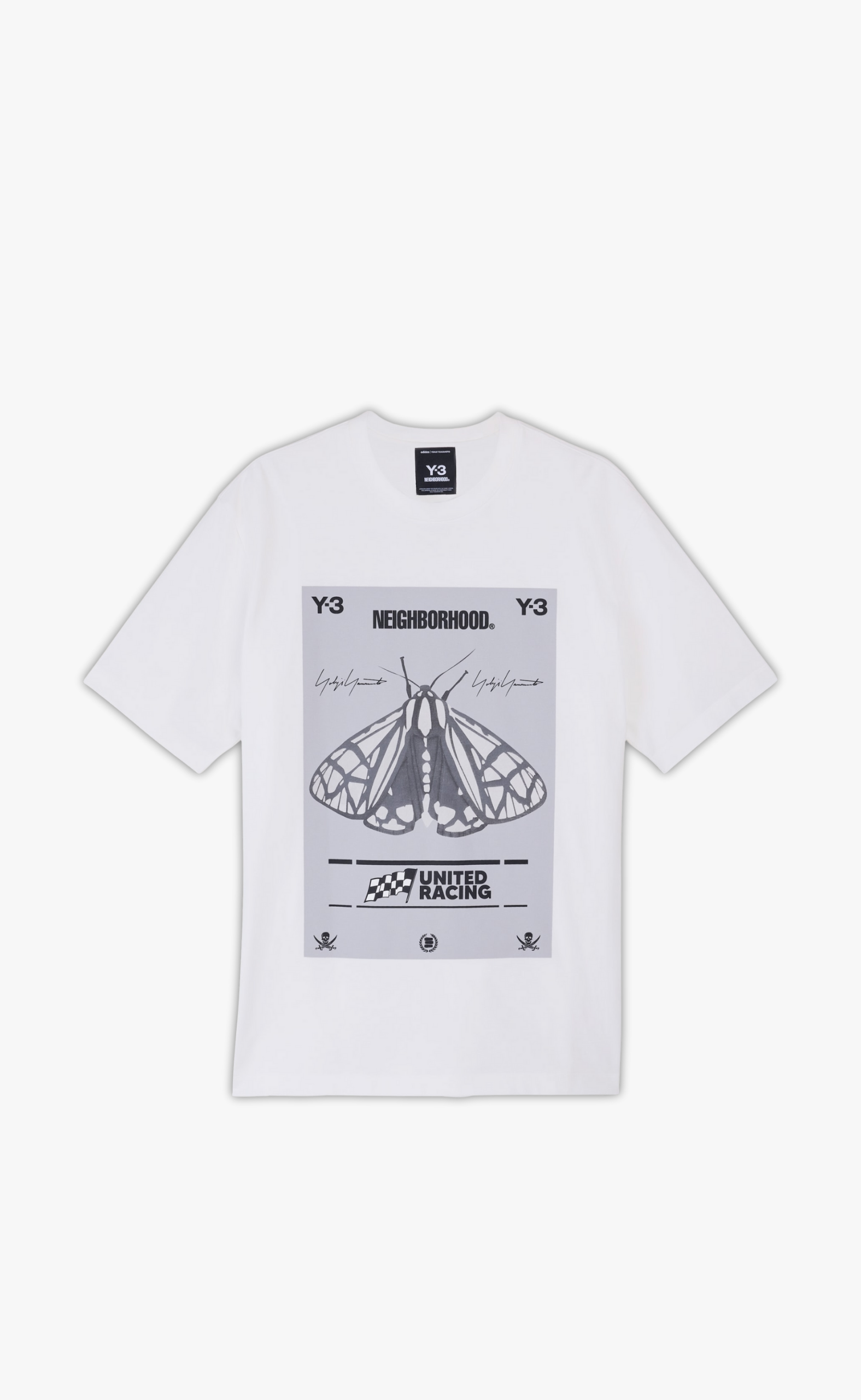 Y-3 NBHD GRAPHIC WHITE T-SHIRT
