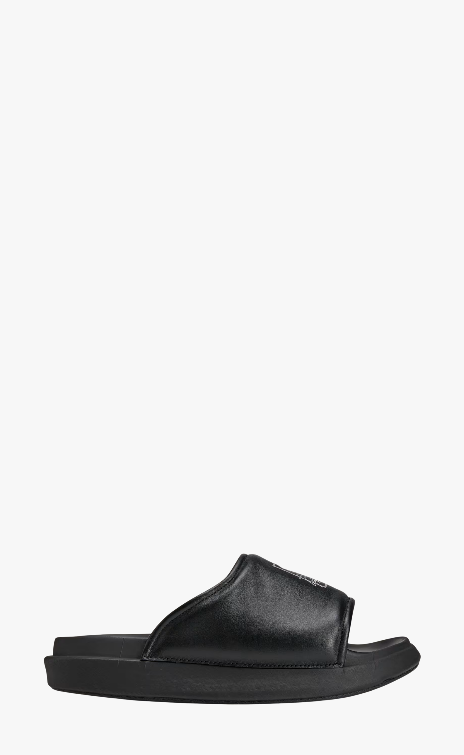 Y-3 BLACK SLIPPERS