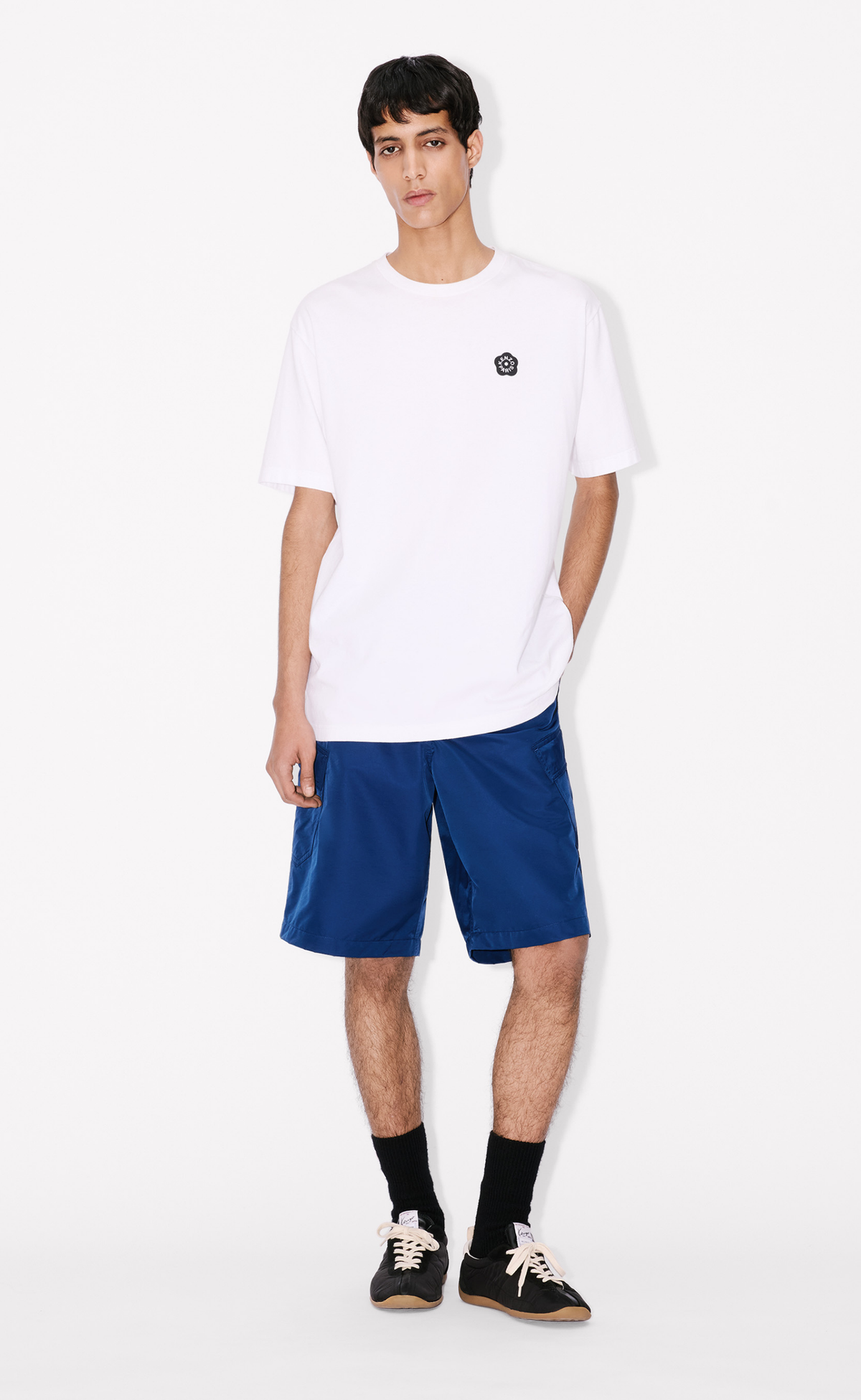 BOKE FLOWER 2.0 TECHNICAL DEEP SEA BLUE SHORTS