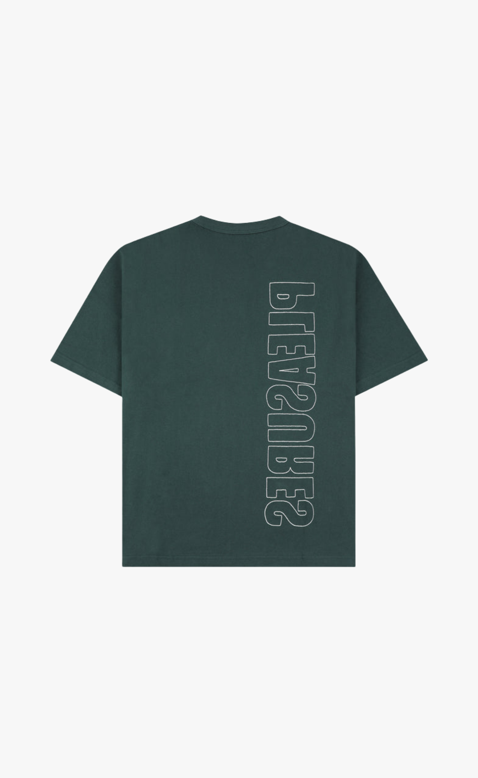 OUTLINE HEAVYWEIGHT GREEN T-SHIRT