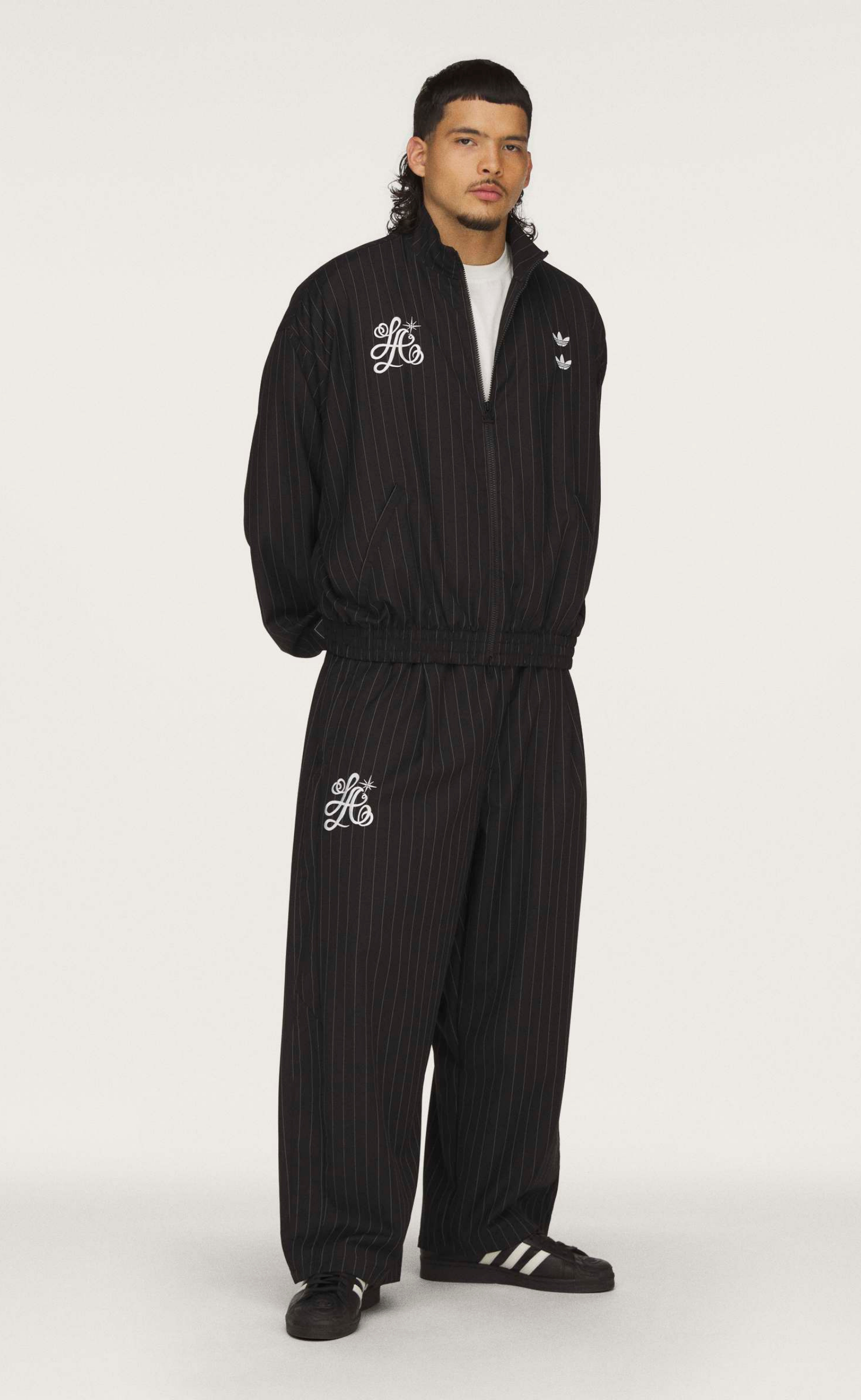 WC PINSTRIPE BLACK TRACK JACKET