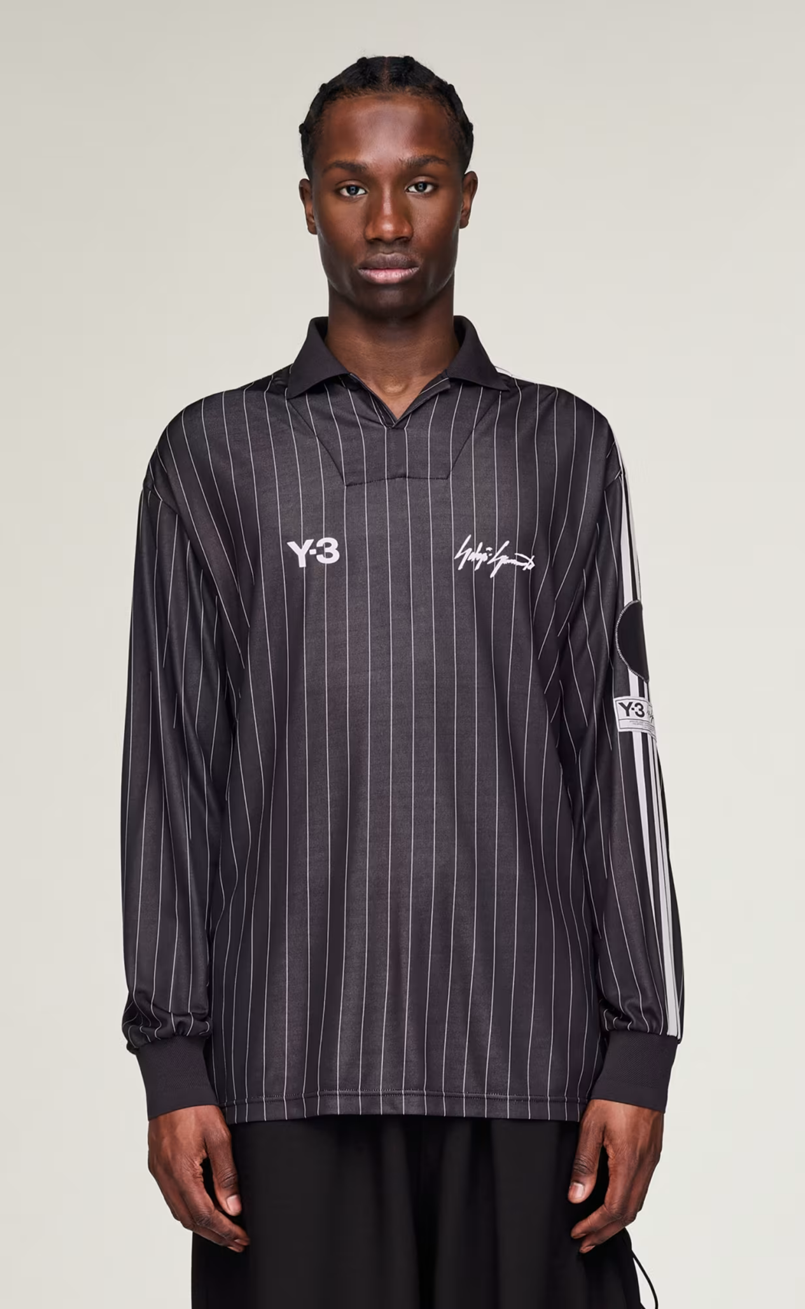 Y-3 ZIDANE SOCCER BLACK LONGSLEEVE
