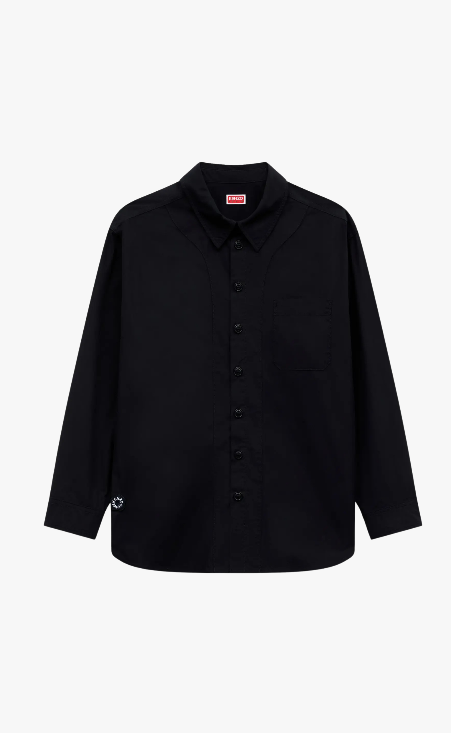 BOKE FLOWER 2.0 BASEBALL BLACK SHIRT