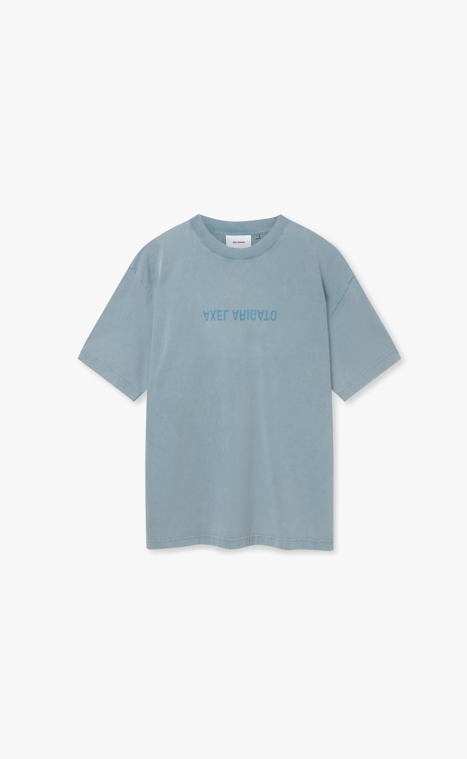 DISTORT WASHED STEEL BLUE T-SHIRT