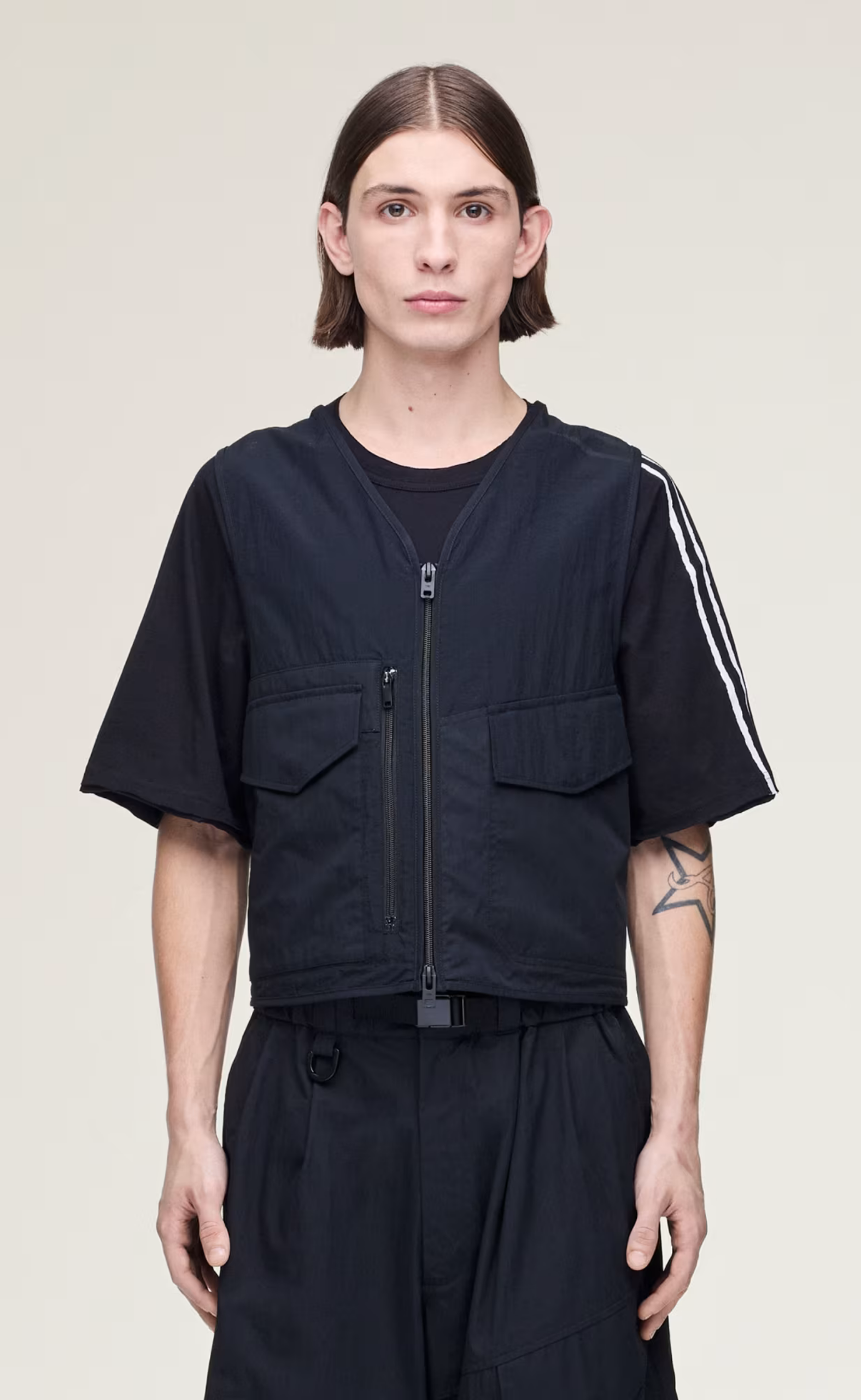Y-3 TACTICAL UTILITY BLACK VEST