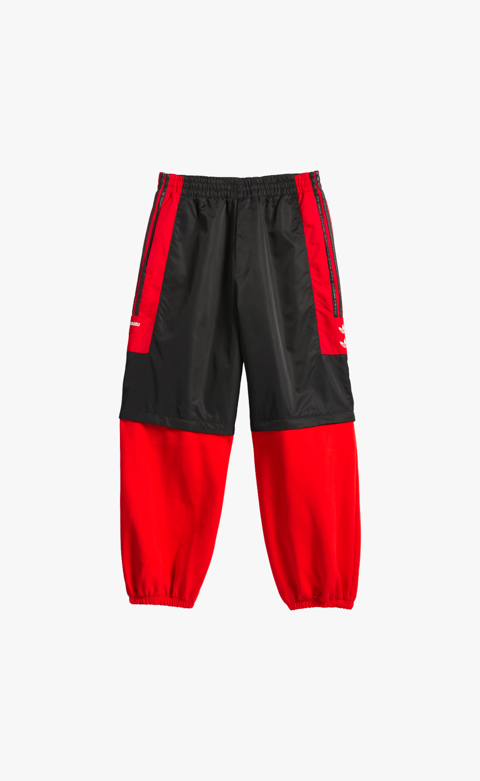 CHAVARRIA FLEECE ZIP OFF BLACK SWEATPANTS