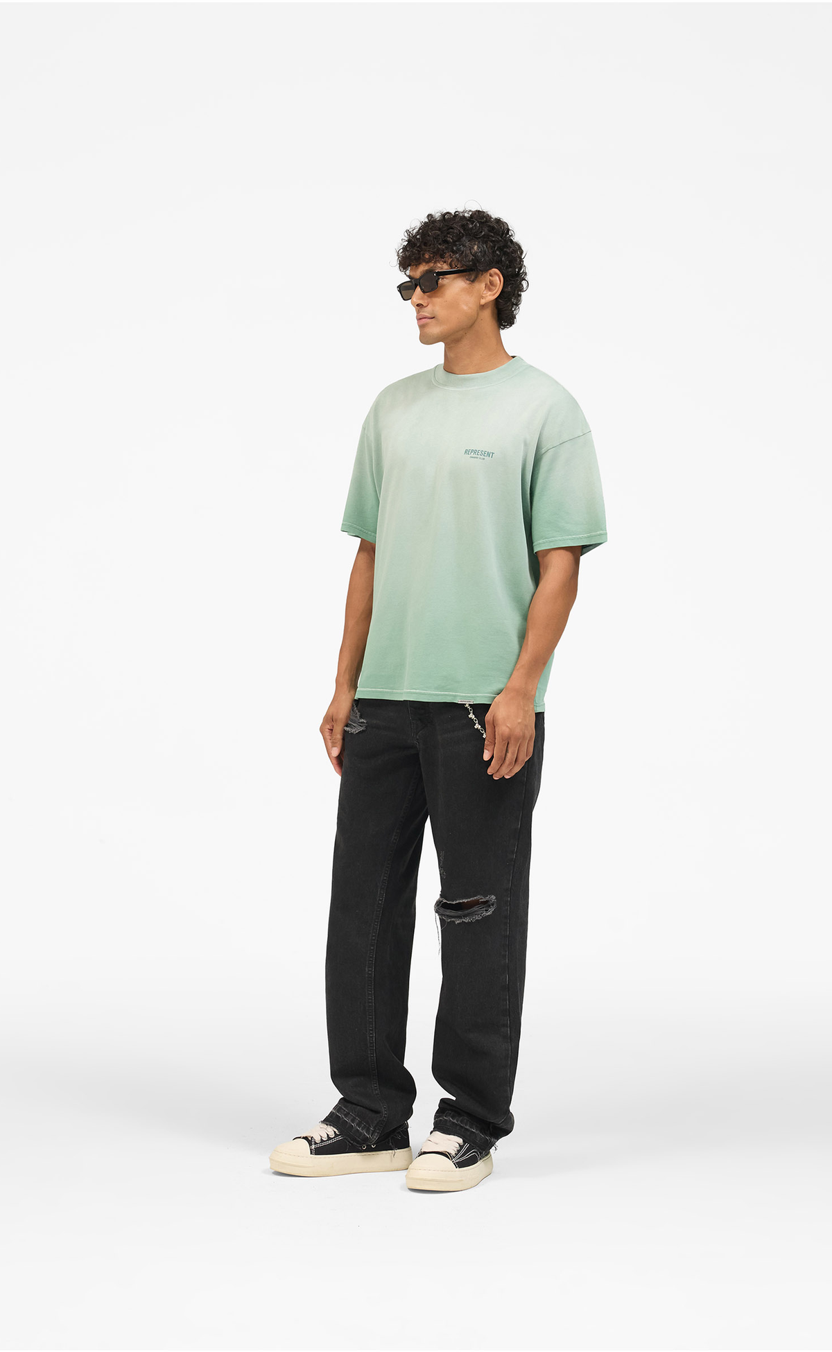 HEATON DENIM BLACK JEANS