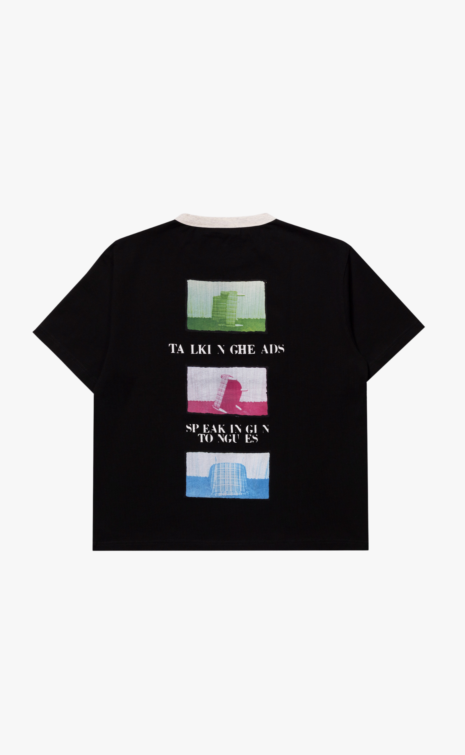SPEAKING HEAVYWEIGHT BLACK T-SHIRT