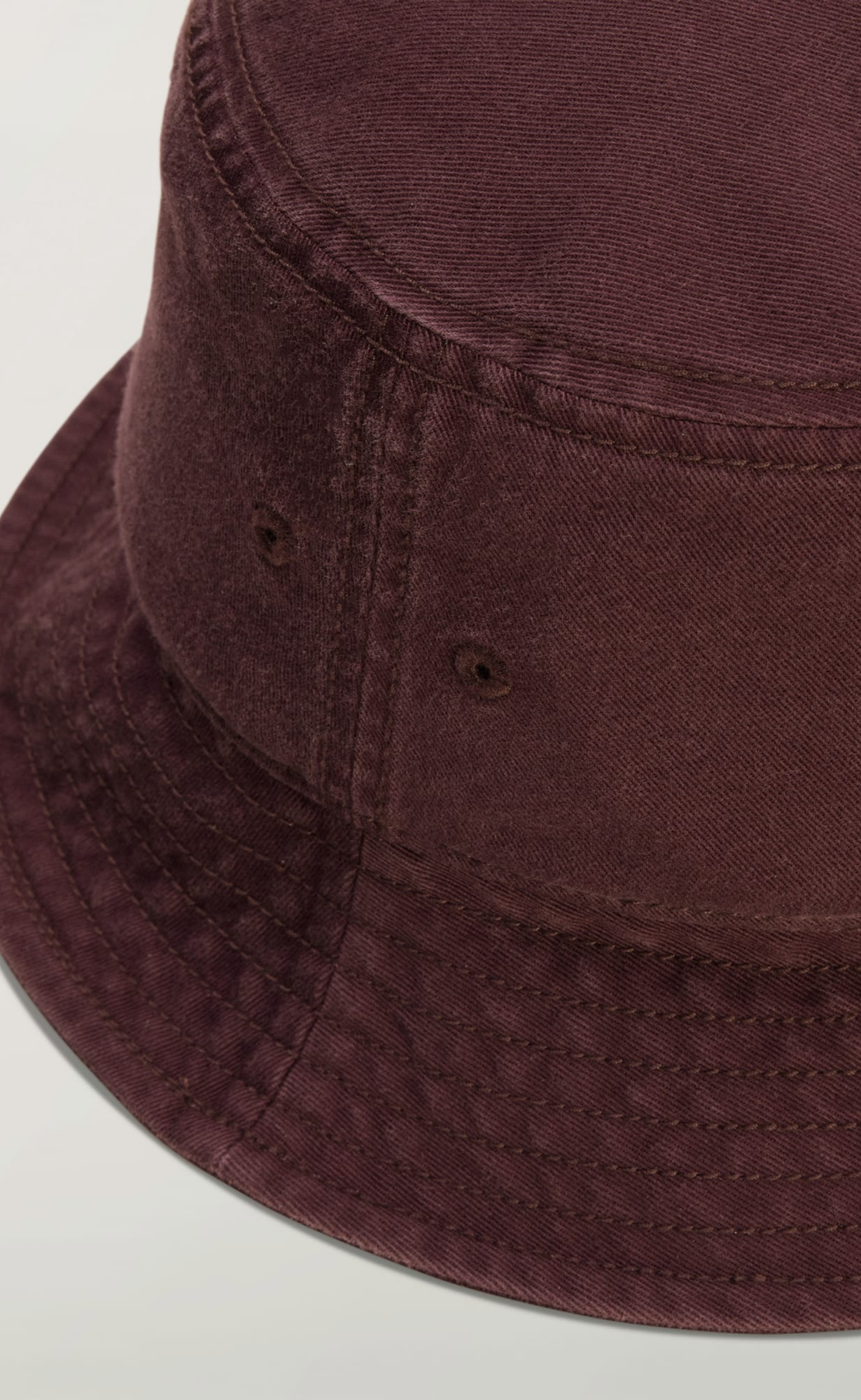 Y-3 BUCKET BURGUNDY HAT