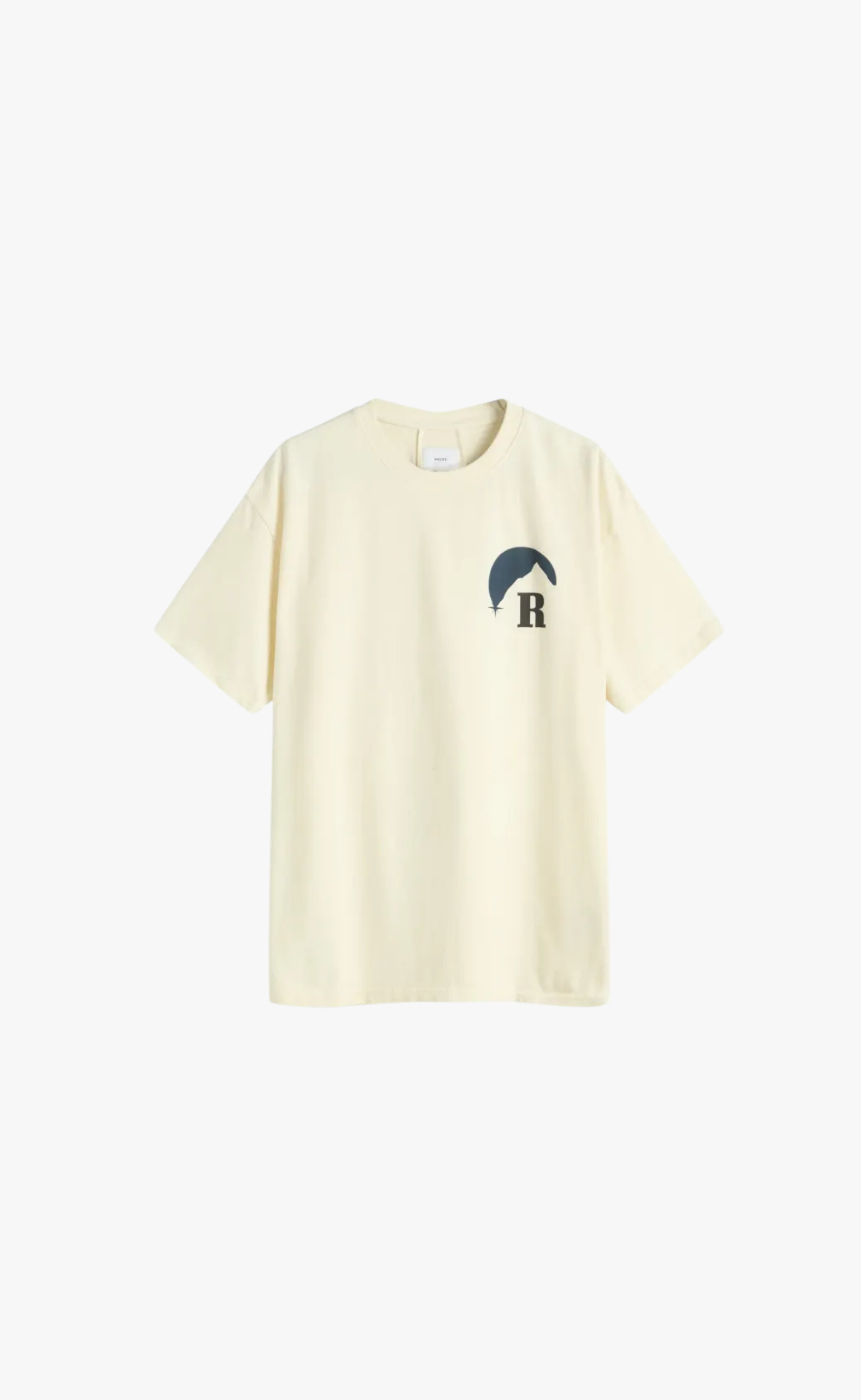 RHUDE MOONLIGHT VINTAGE WHITE T-SHIRT