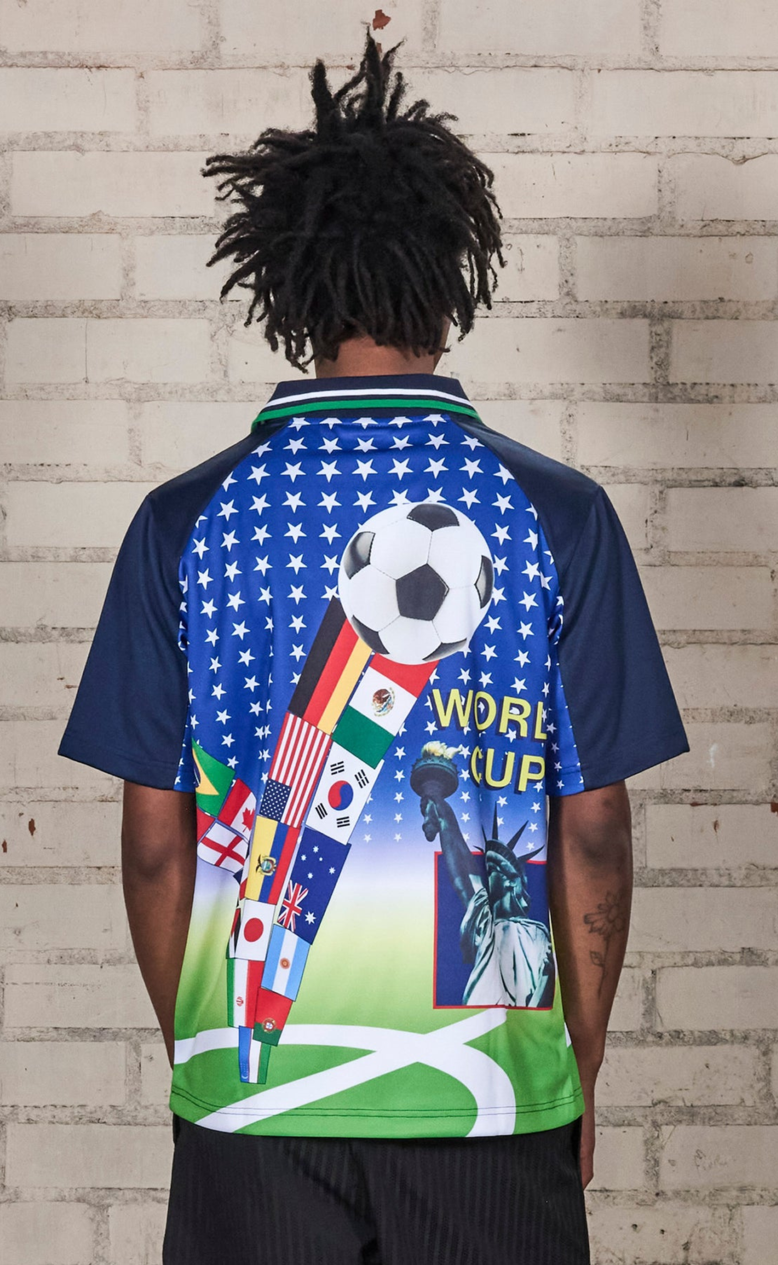 FLAGS JERSEY MULTI POLO T-SHIRT