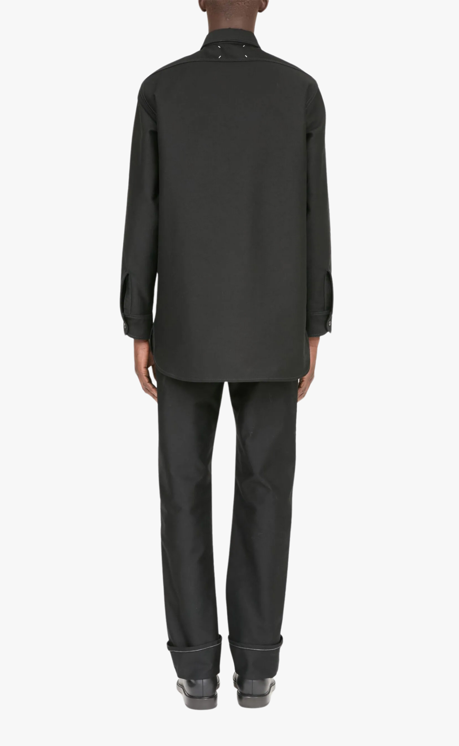 POCKET BLACK SHIRT