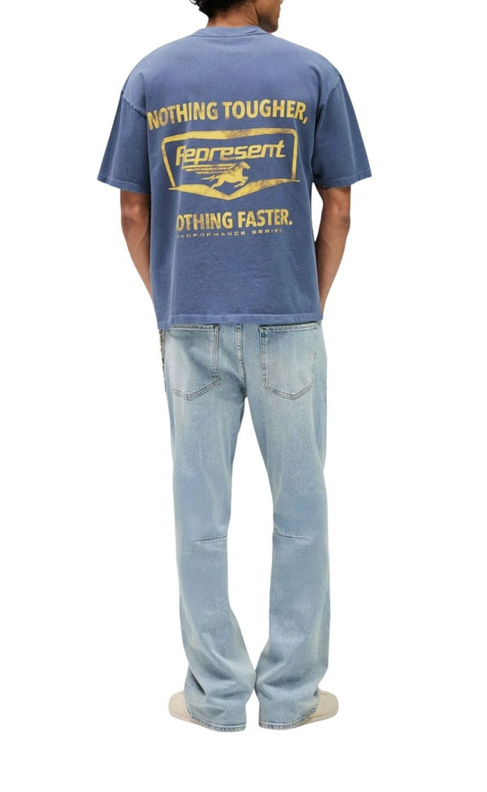 NOTHING FASTER INDIGO T-SHIRT