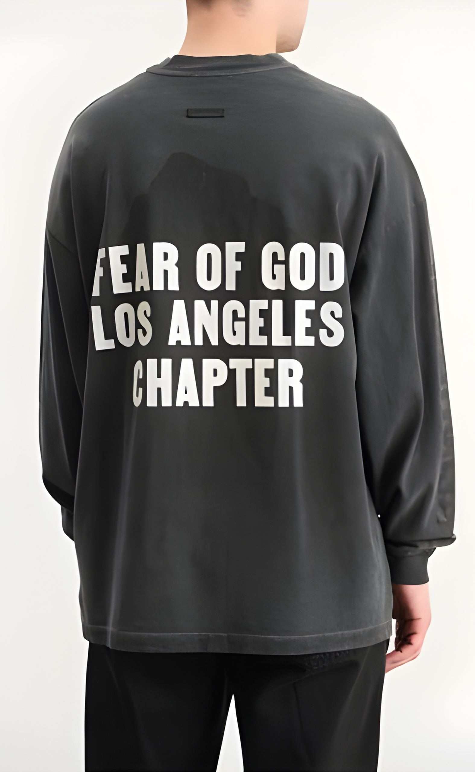 RELAXED DISCIPLE BLACK LONGSLEEVE