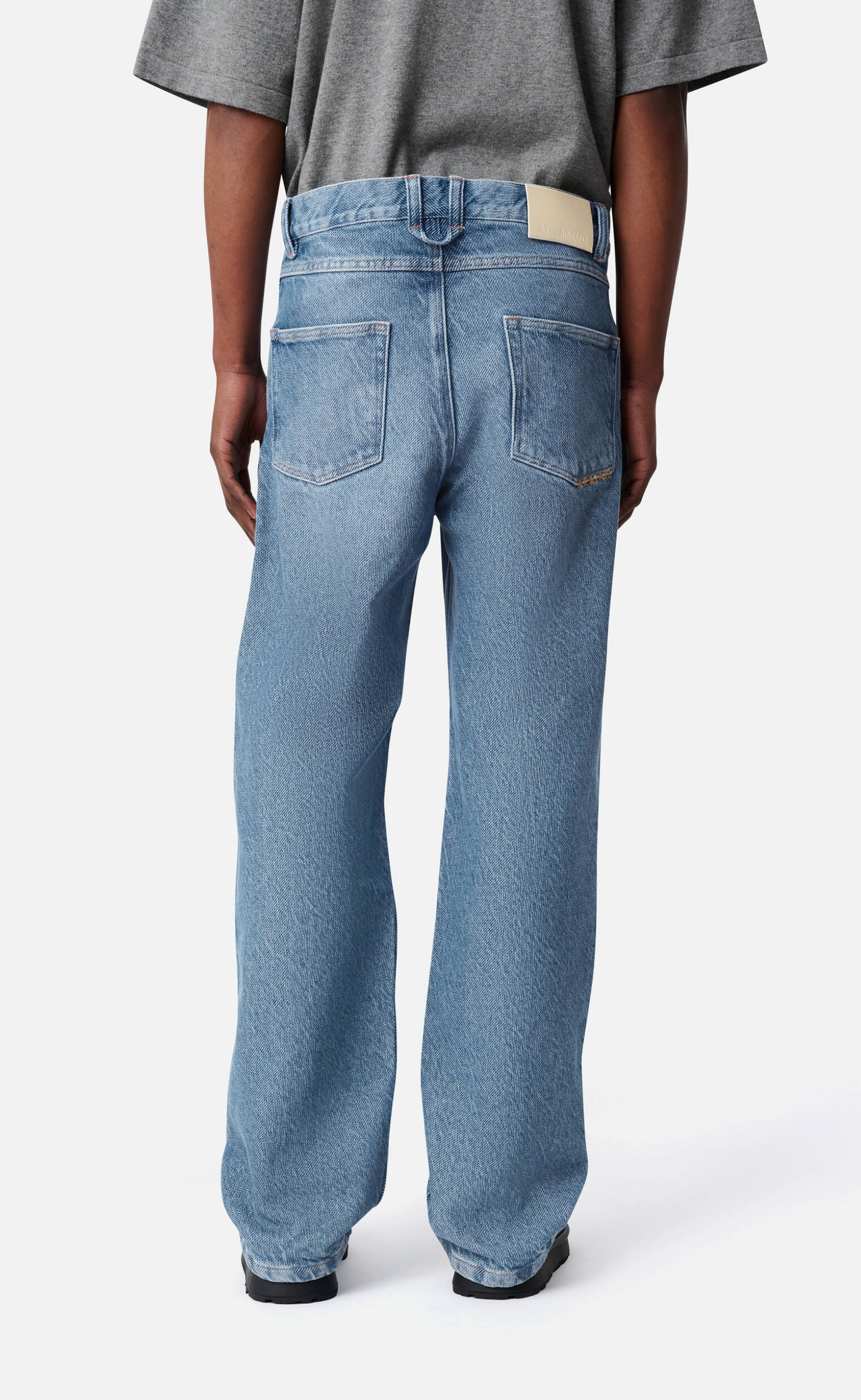 ZINE TWILL RELAXED MID BLUE JEANS