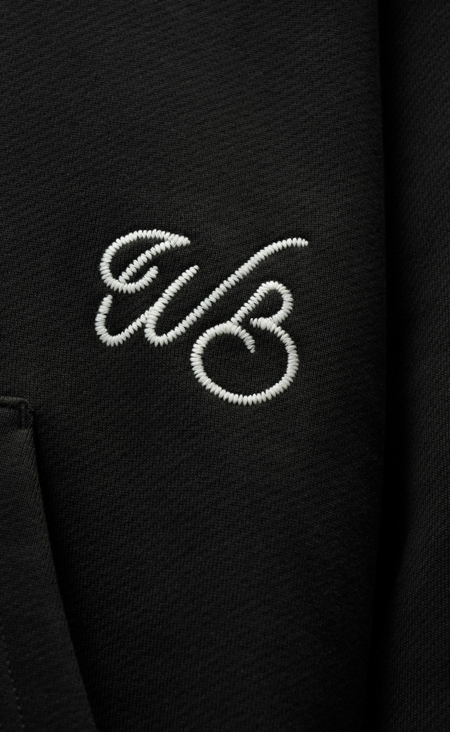 GUSTAF JET BLACK HOODIE