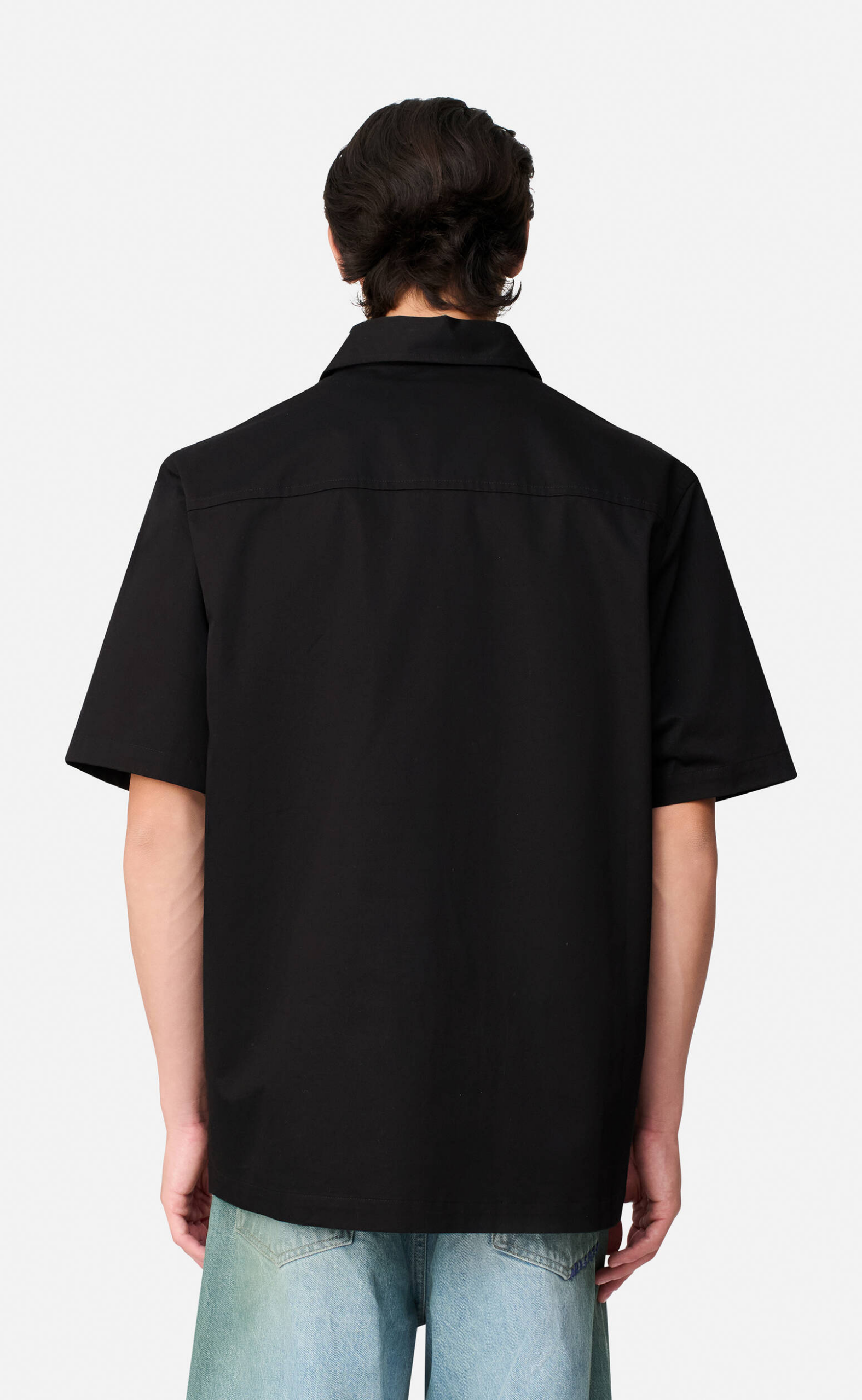 DREW SHORT SLEEVE BLACK SHIRT