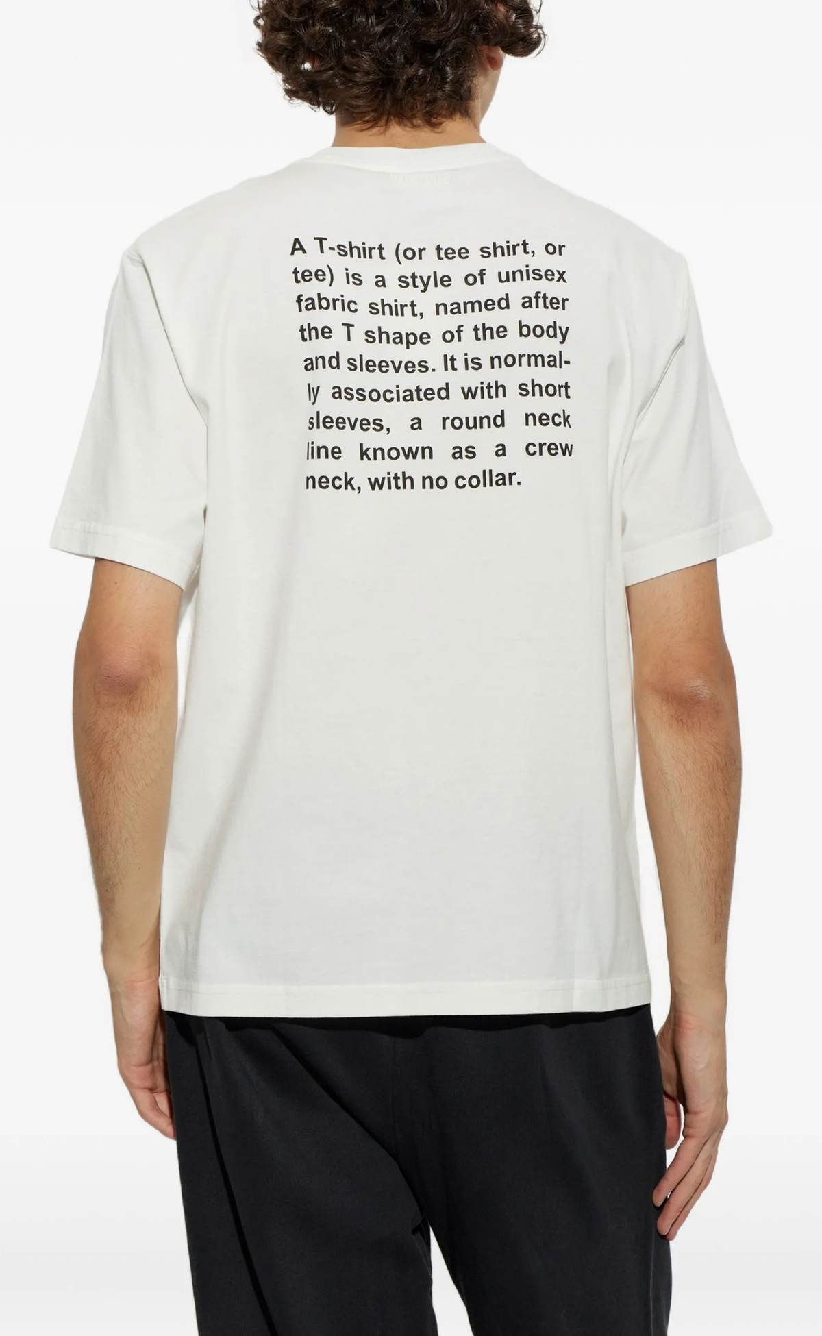 DEFINITION REGULAR WHITE T-SHIRT