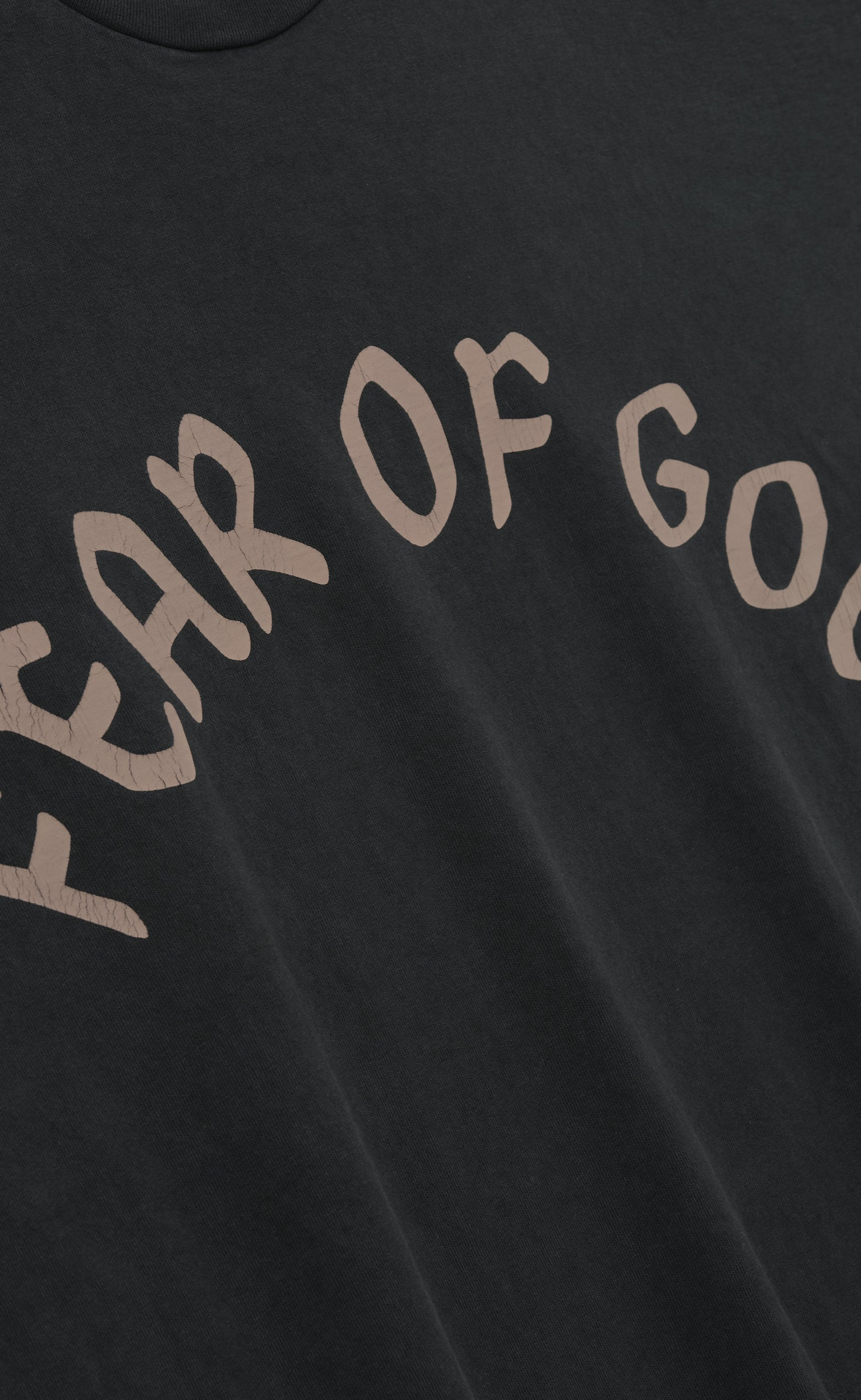 FEAR OF GOD "F OF G" BLACK LONGSLEEVE