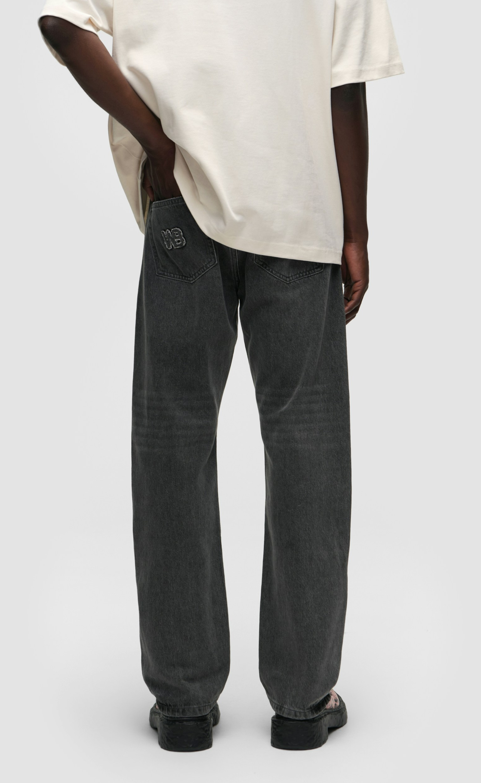 LUIS V3 GRAY WASHED JEANS