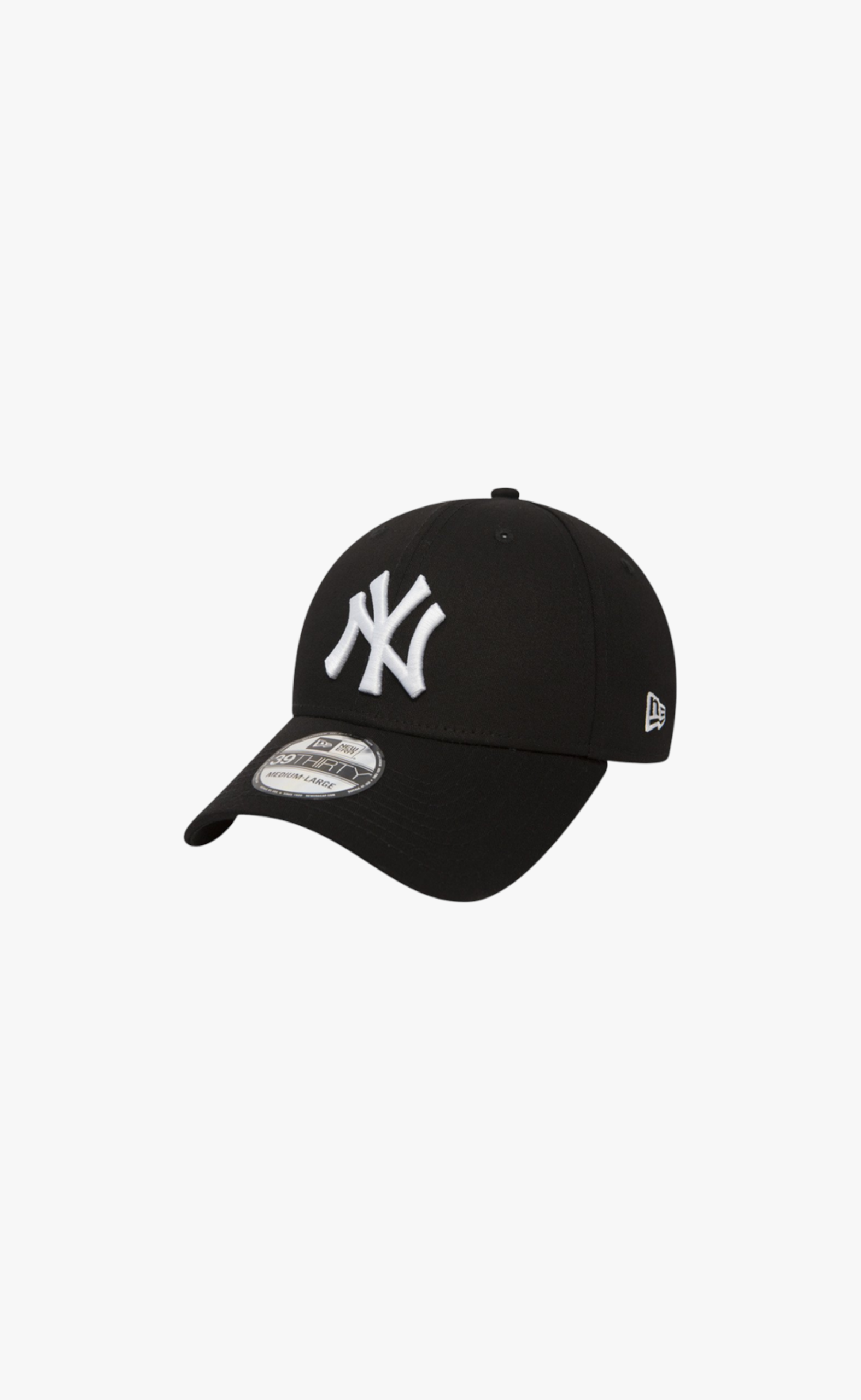 LEAGUE ESSENTIAL 39THIRTY BLACK WHITE HAT