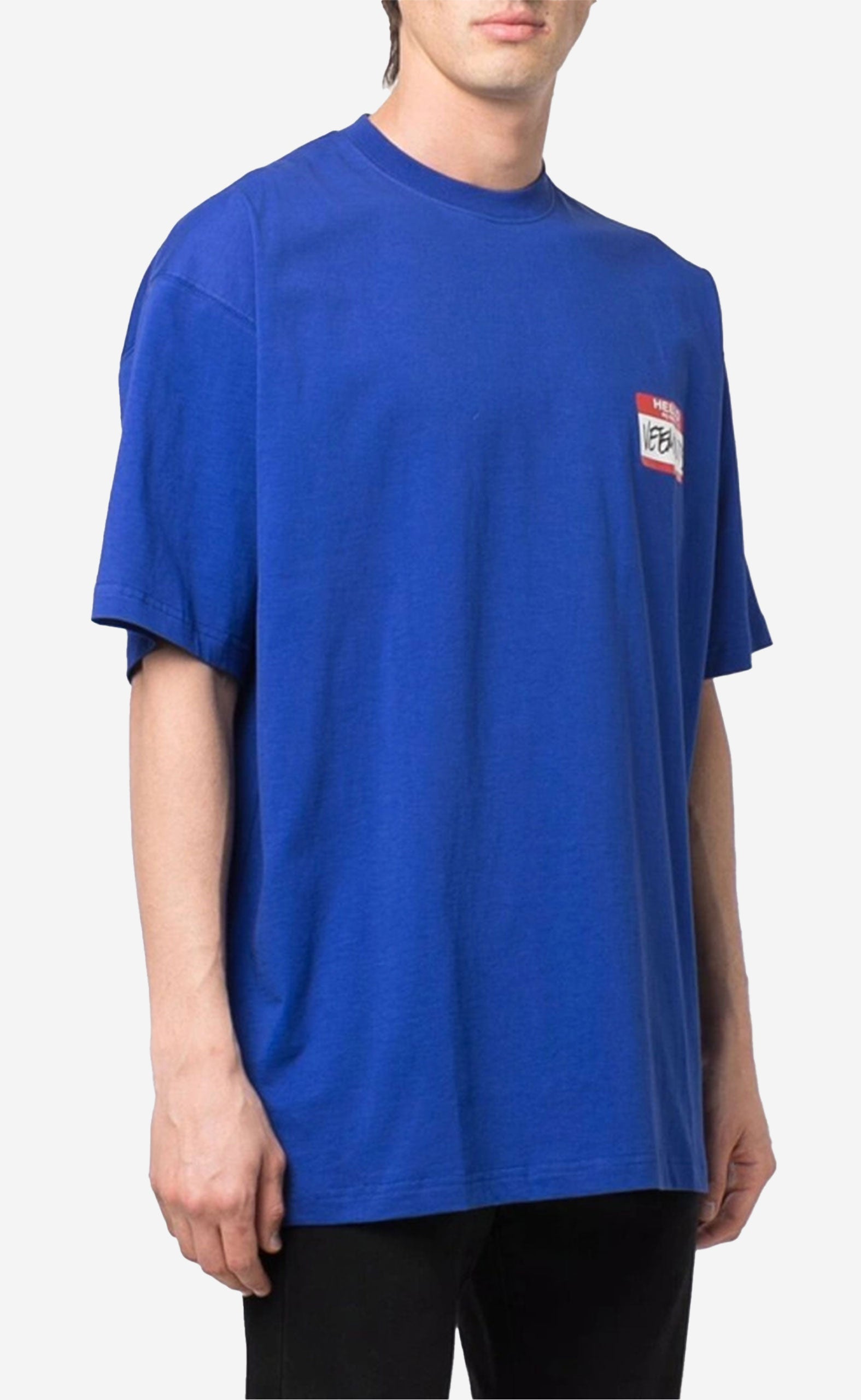 ROYAL BLUE MY NAME IS VETEMENTS T-SHIRT