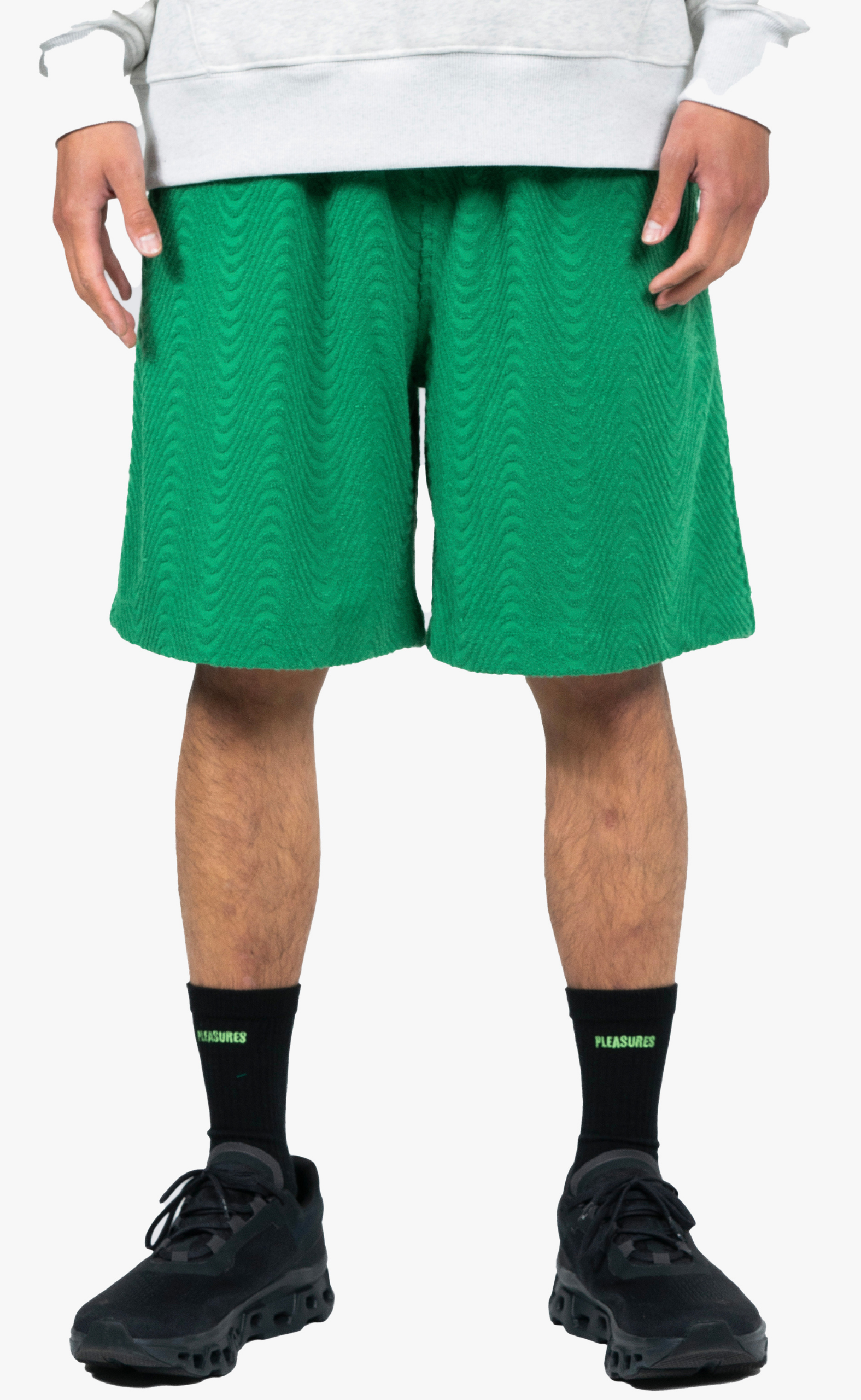 ZEN TERRY GREEN SHORTS