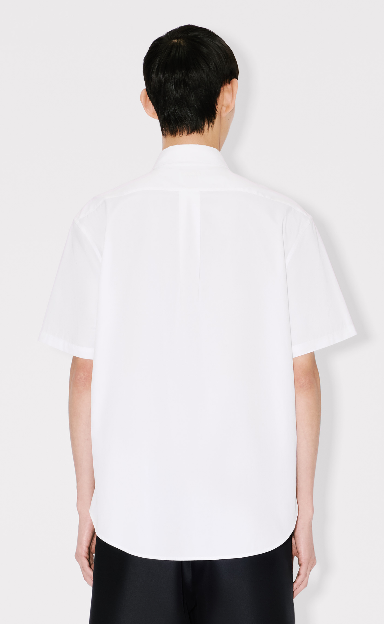 KENZO WILD TIGER CREST SHORT SLEEVE WHITE SHIRT