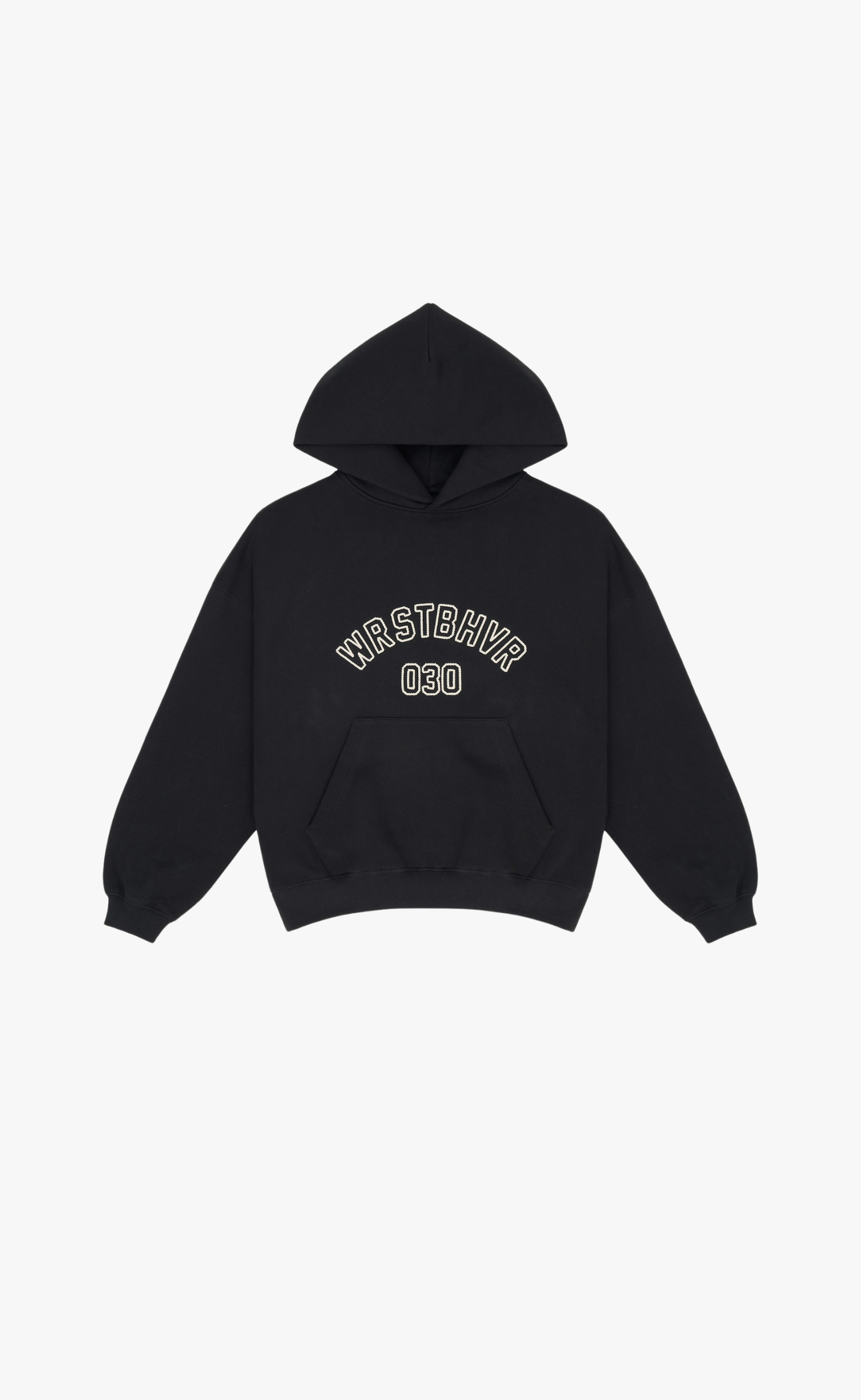 MARCEJ JET BLACK HOODIE