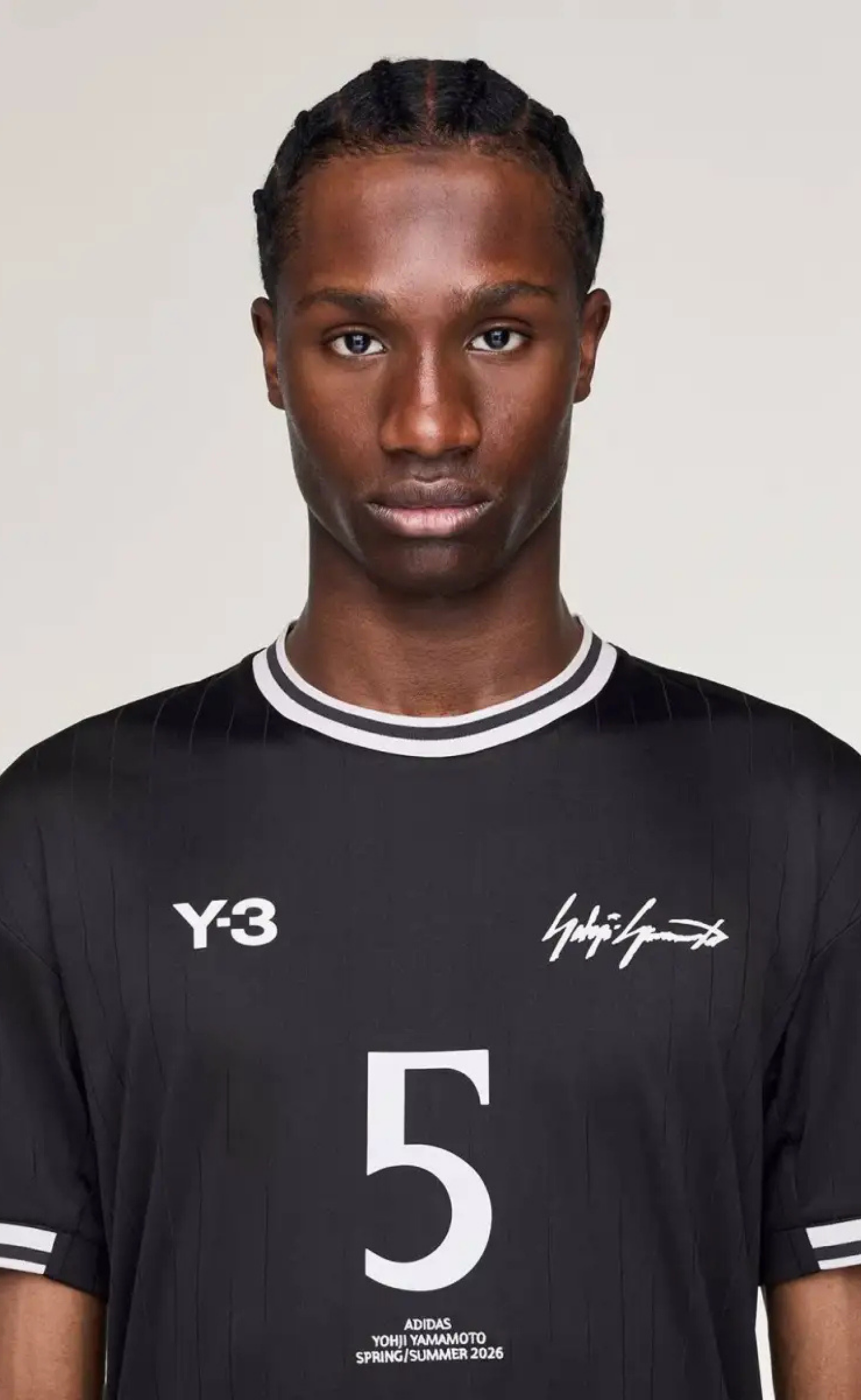 Y-3 BELLINGHAM FOOTBALL BLACK T-SHIRT