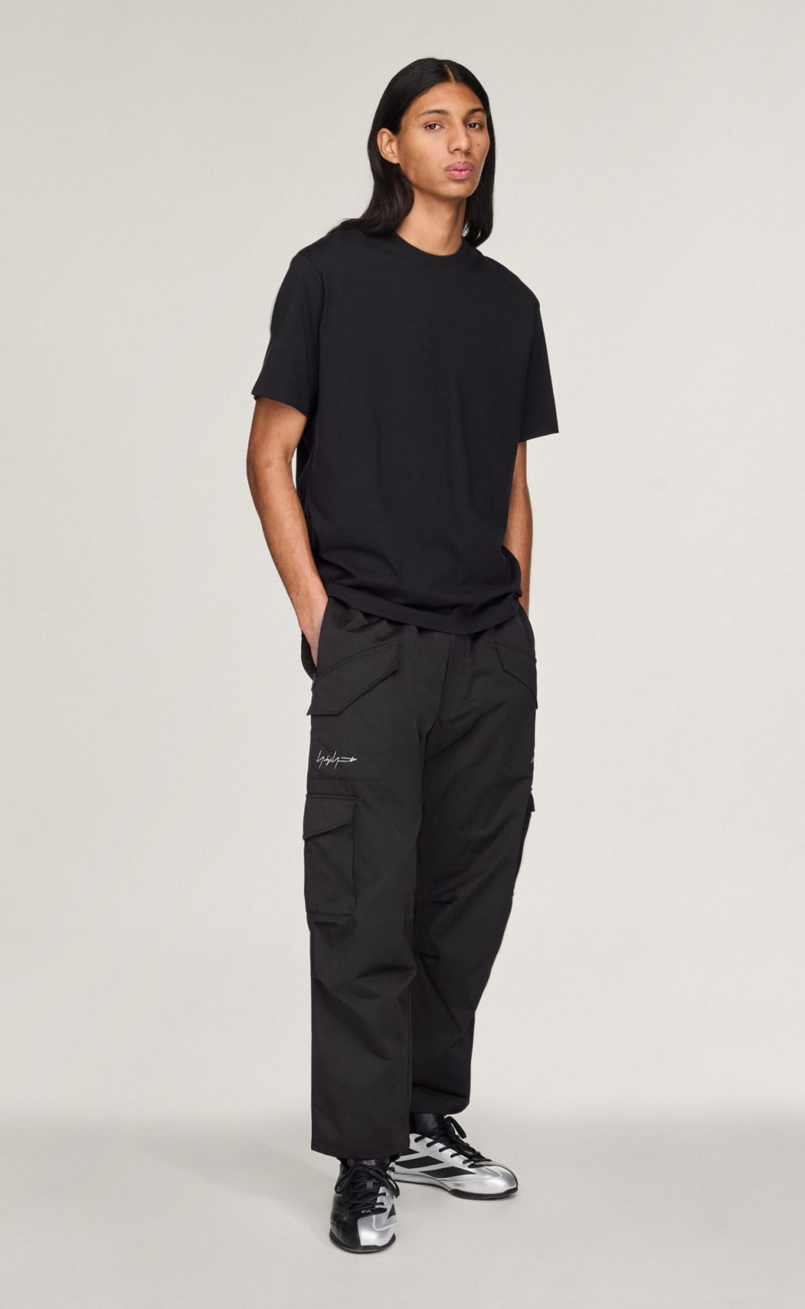 F1 MERCEDES STACK BLACK T-SHIRT