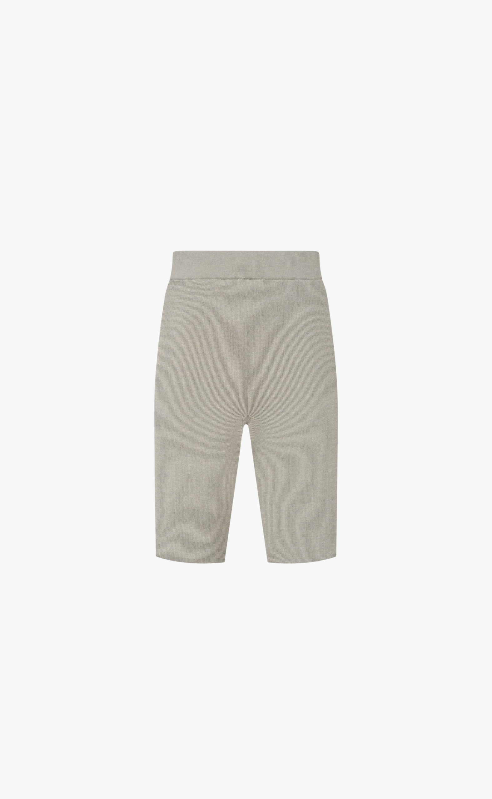 RIB KNIT BIKER SEAL SHORTSS