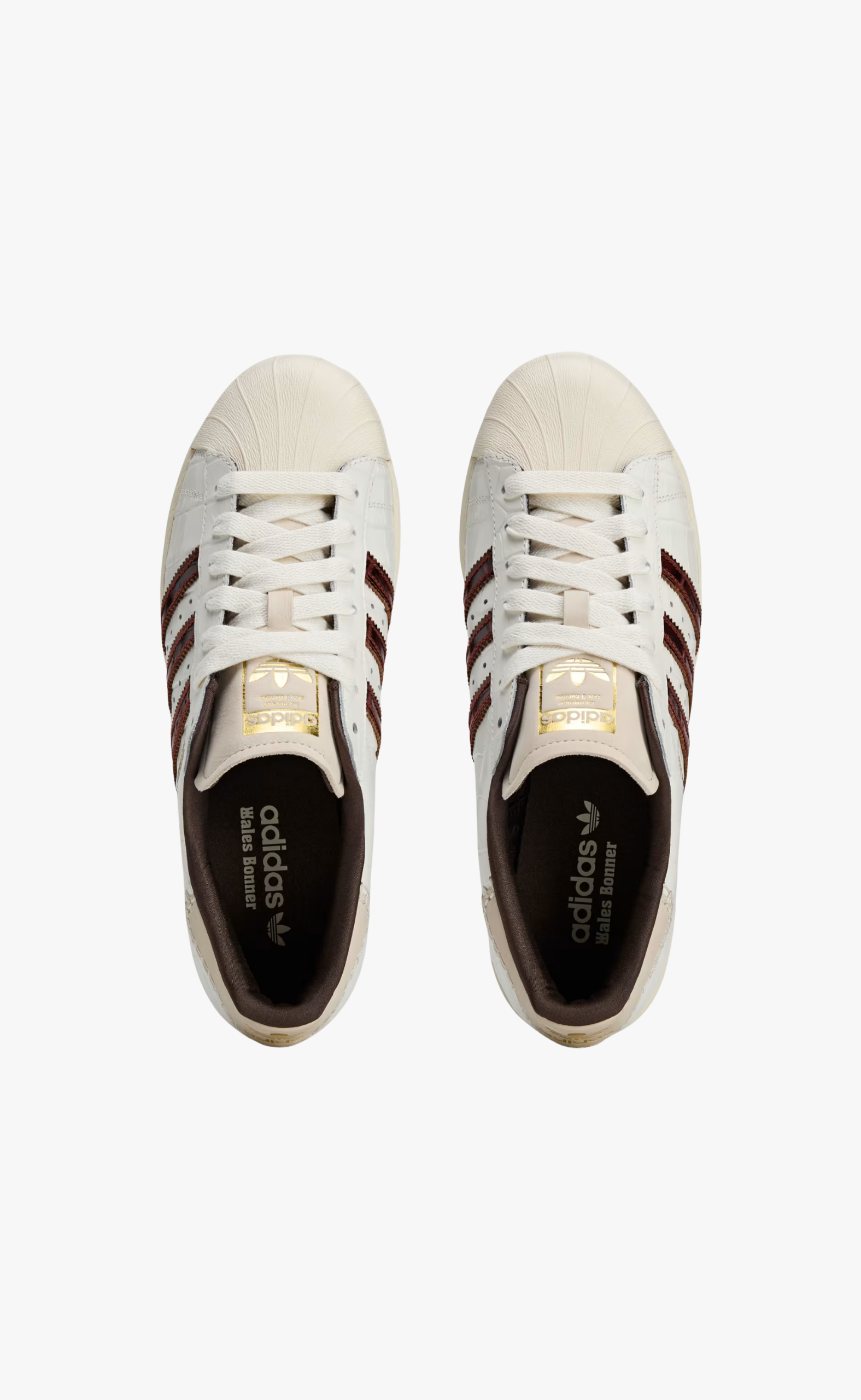 WB SUPERSTAR WHITE BROWN SNEAKER