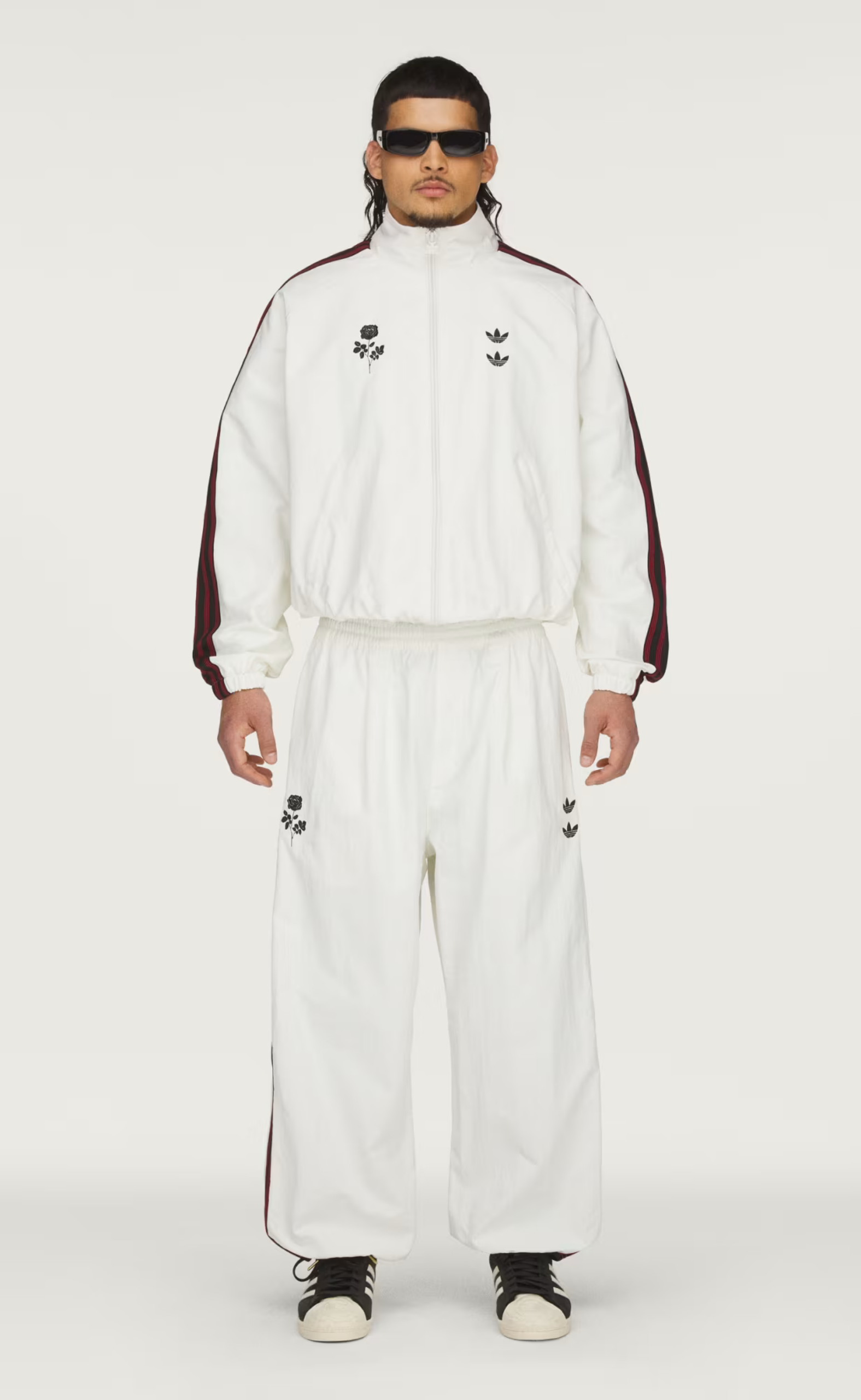 WC WOVEN WHITE TRACK PANTS