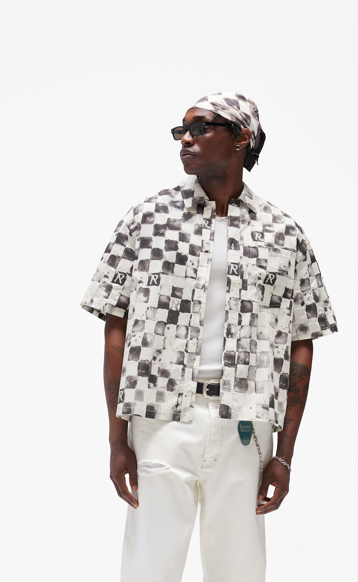 POOL SIDE FLAT WHITE SHIRT