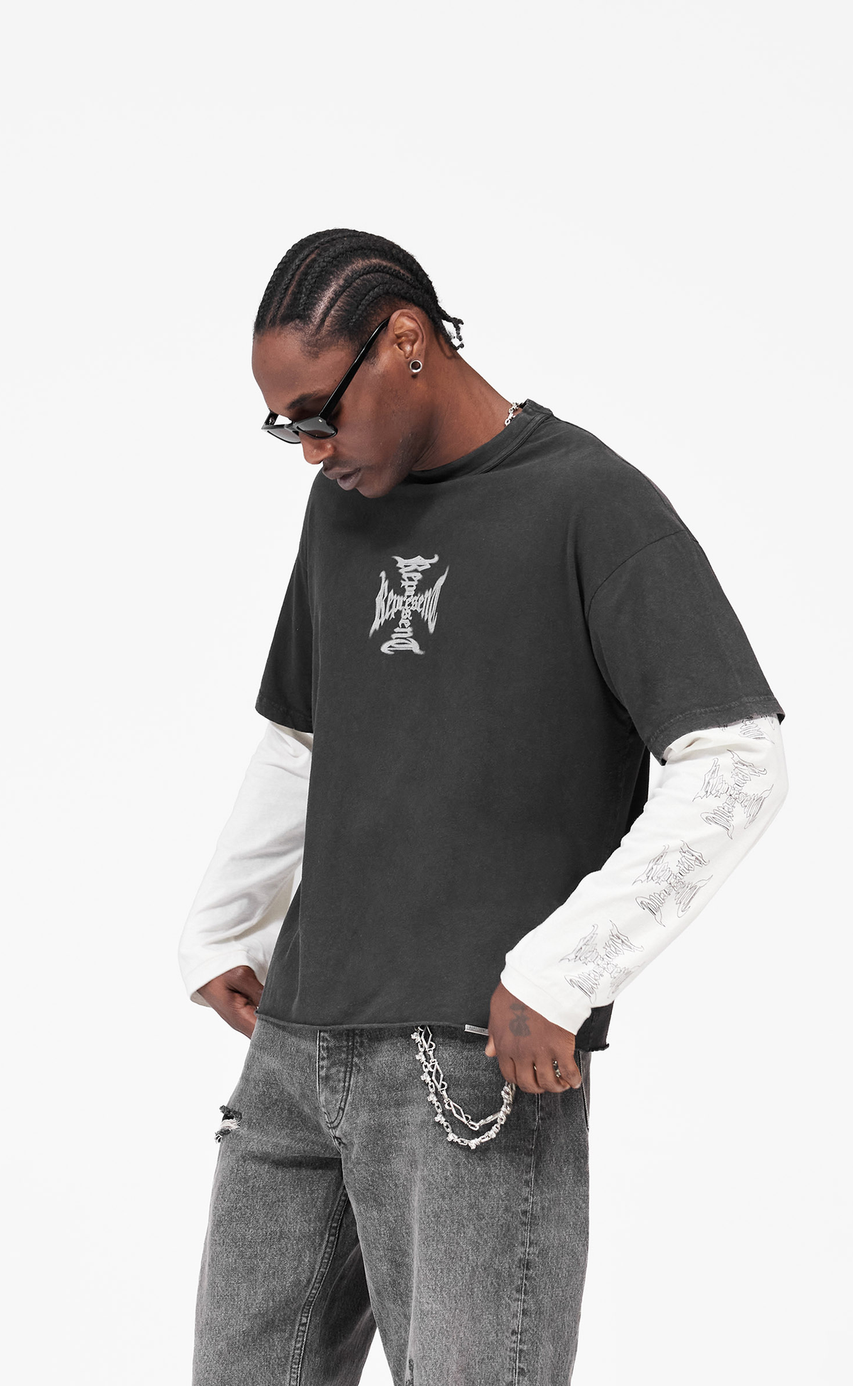 MH FADED BLACK LONGSLEEVE