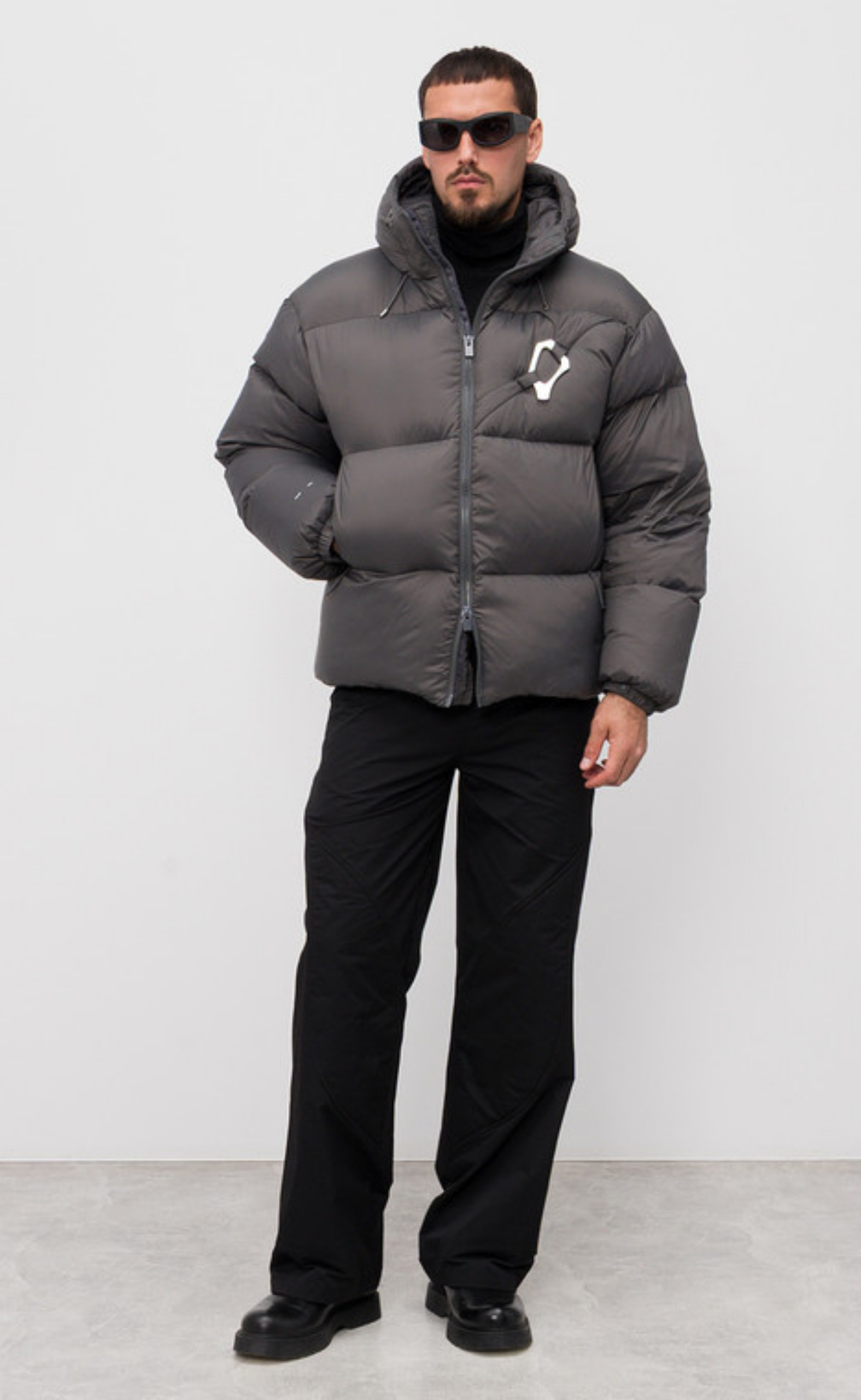 LUMEN DOWN PUFFER DARK GREY JACKET