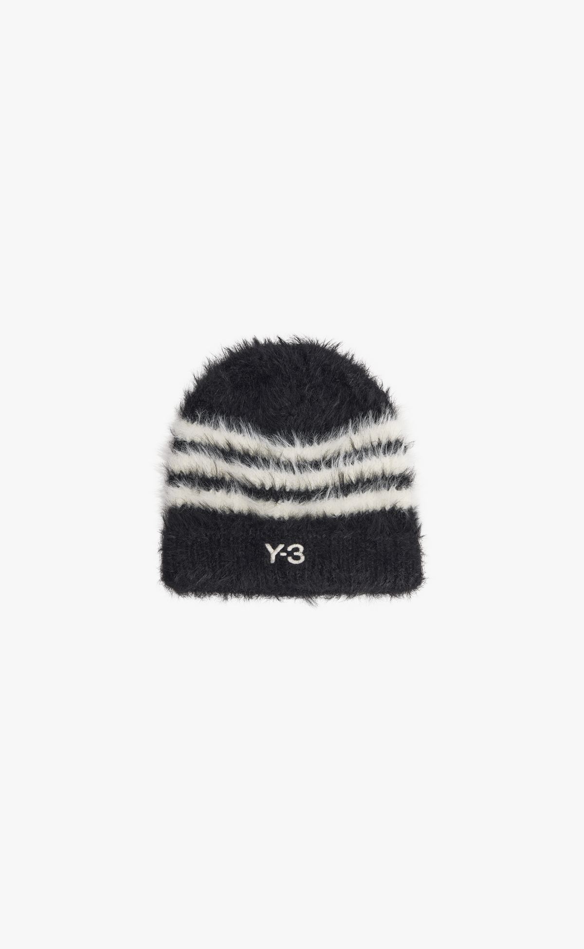 STRIPES BLACK BEANIE