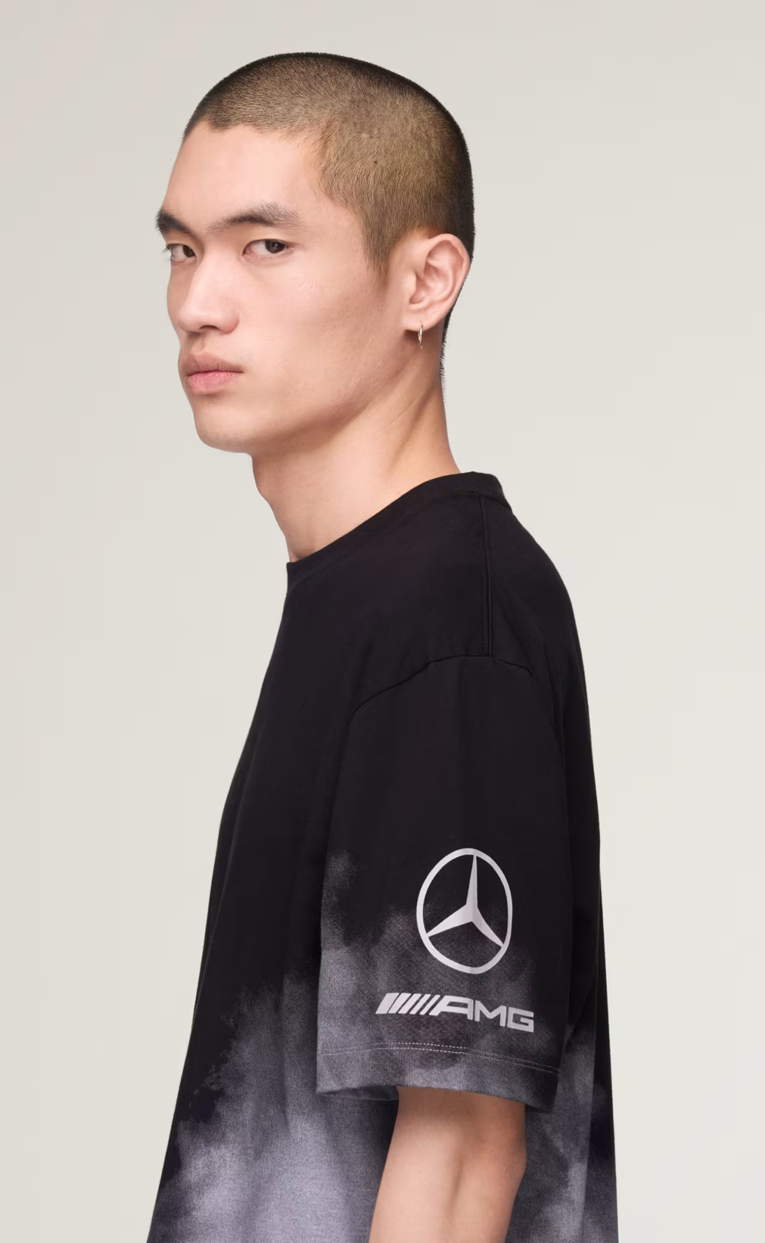 F1 MERCEDES TOUR BLACK T-SHIRT