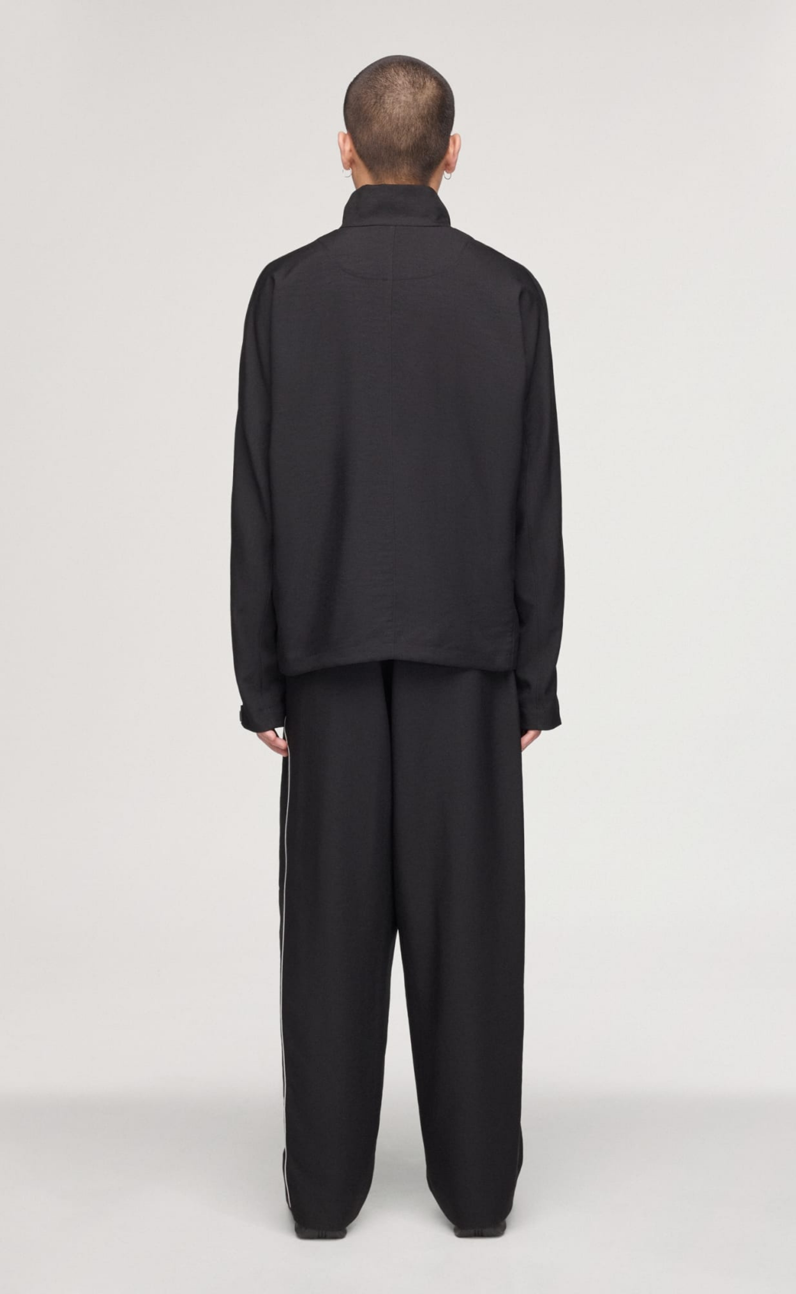 F1 MERCEDES BLACK TRACK PANTS