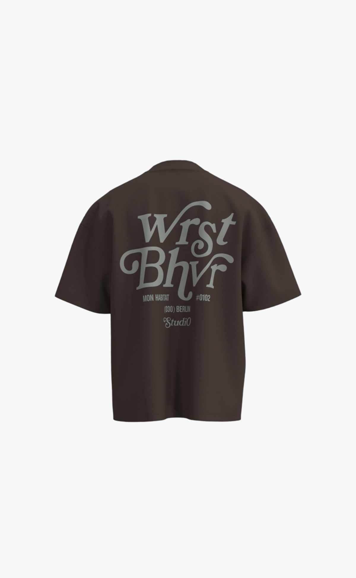 REED V3 CHOCOLATE BROWN T-SHIRT