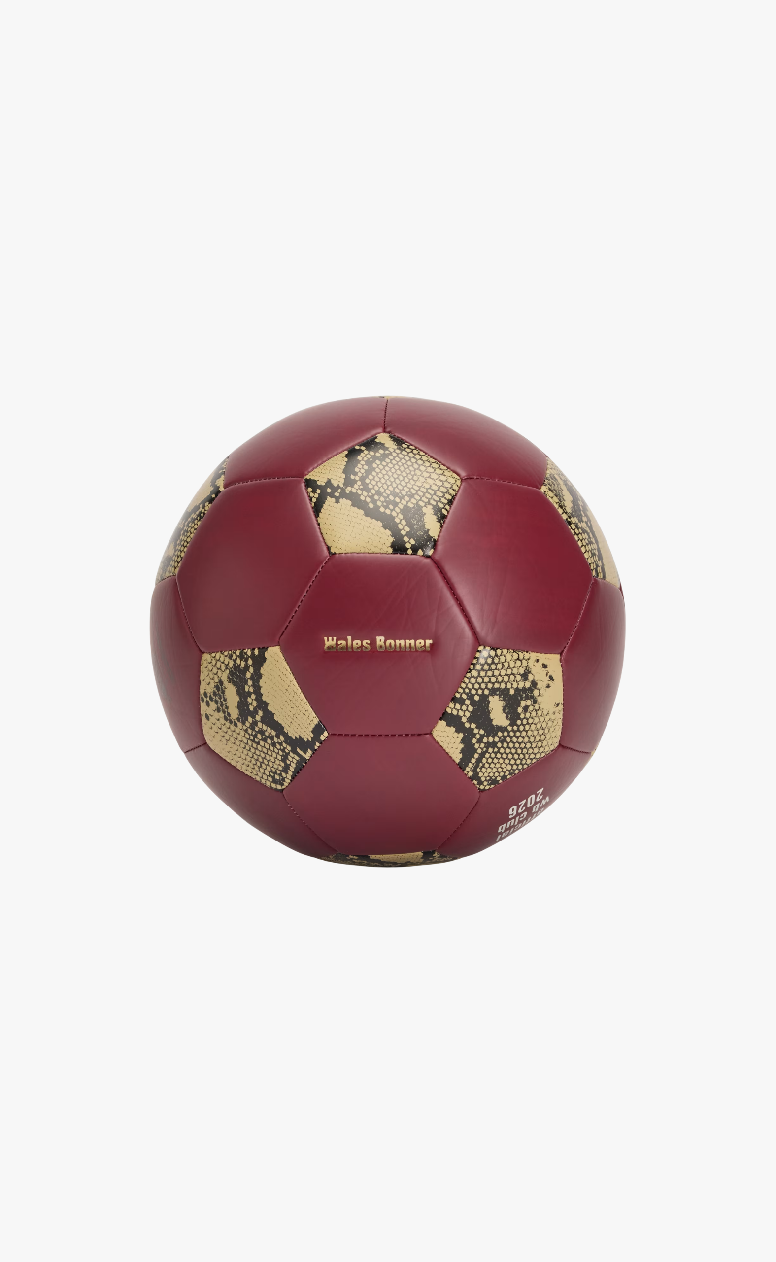 WB FOOTBALL BURGUNDY BALL
