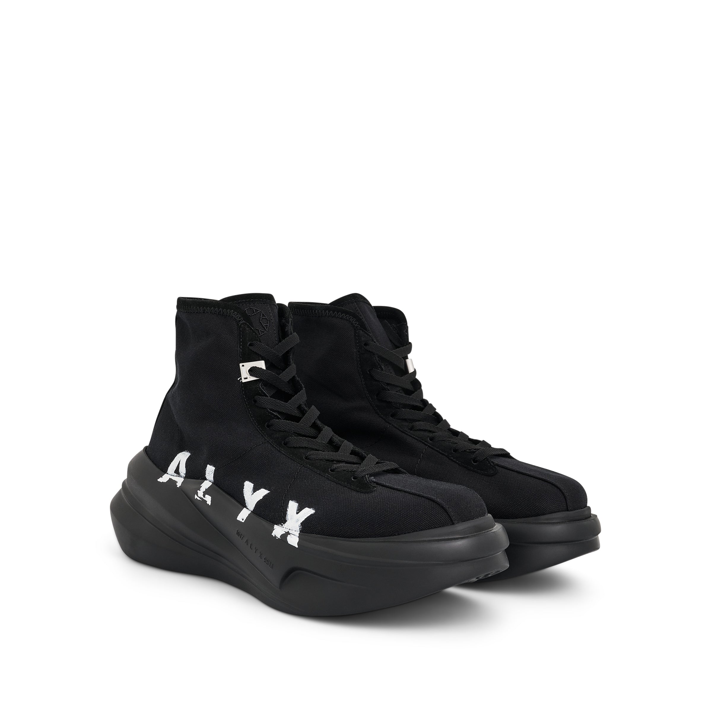 BLACK ARIA SNEAKER HIGH TOP